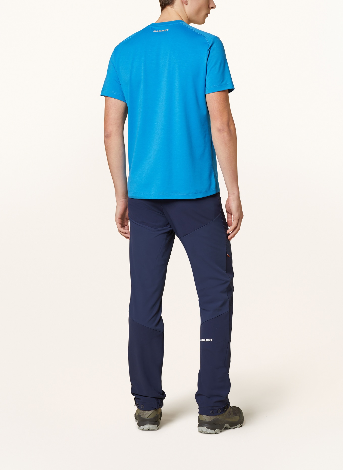 MAMMUT T-shirt TROVAT, Color: BLUE (Image 3)