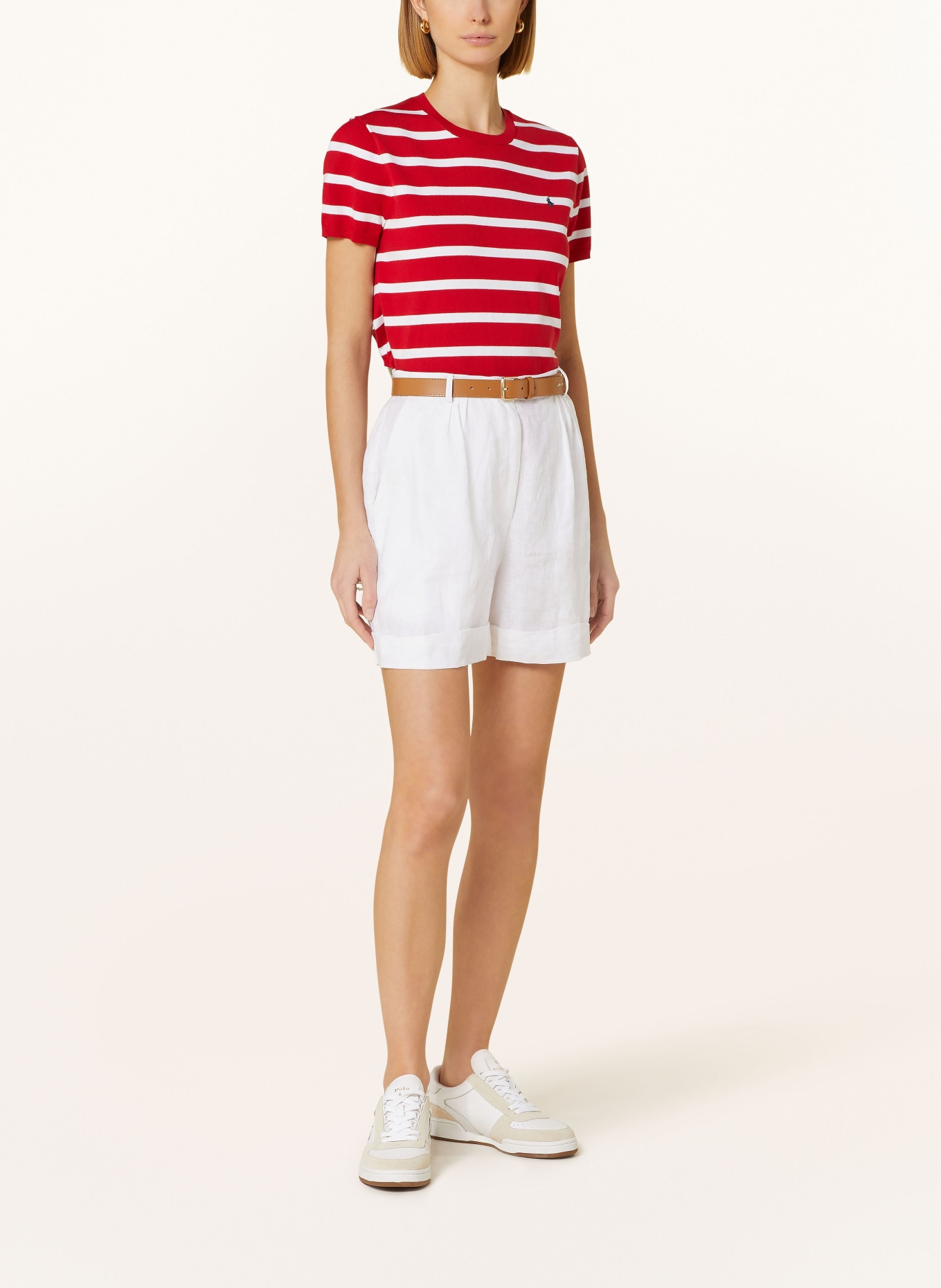 POLO RALPH LAUREN Knit shirt, Color: RED/ WHITE (Image 2)