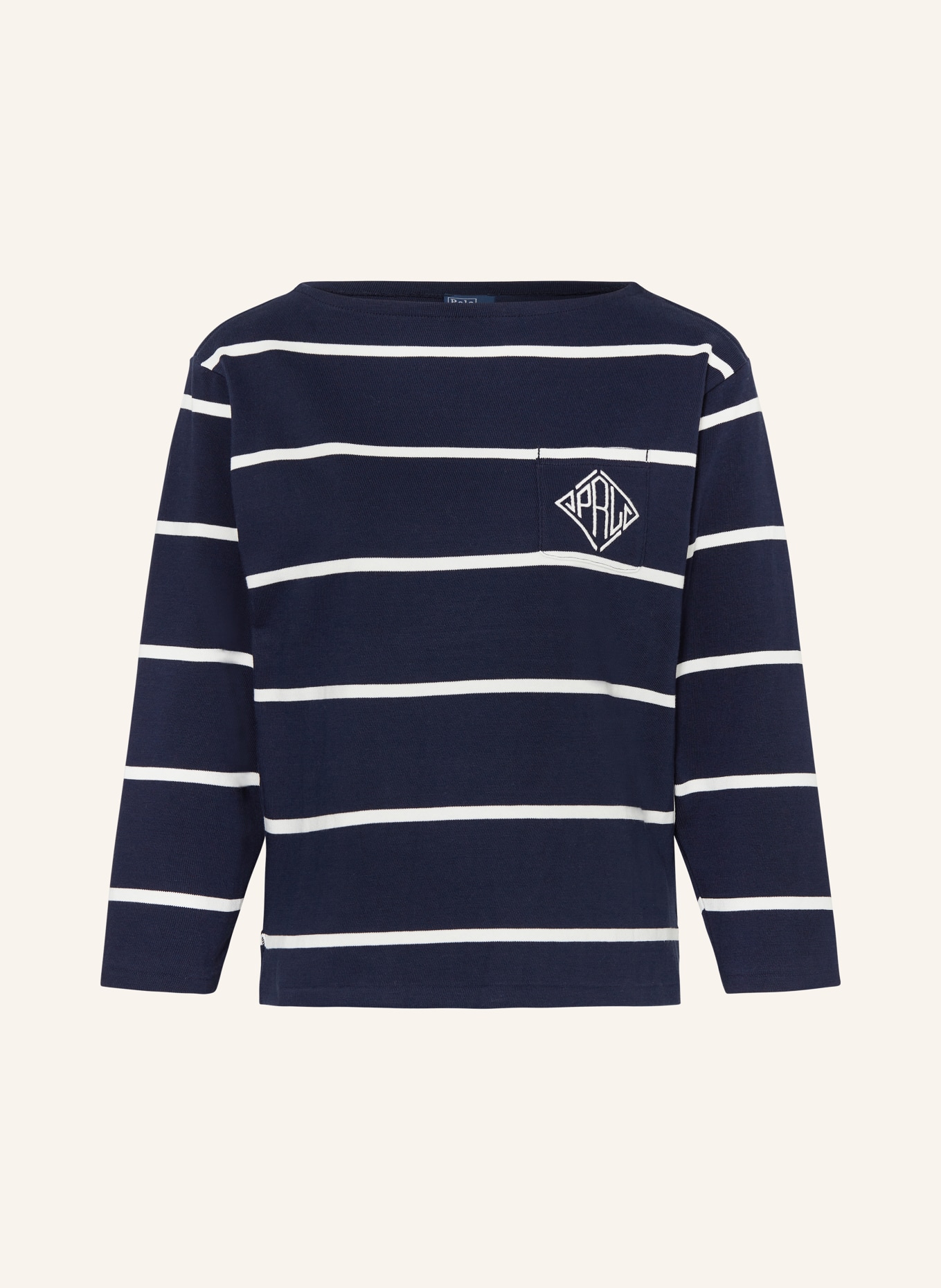 POLO RALPH LAUREN Sweater, Color: DARK BLUE/ WHITE (Image 1)