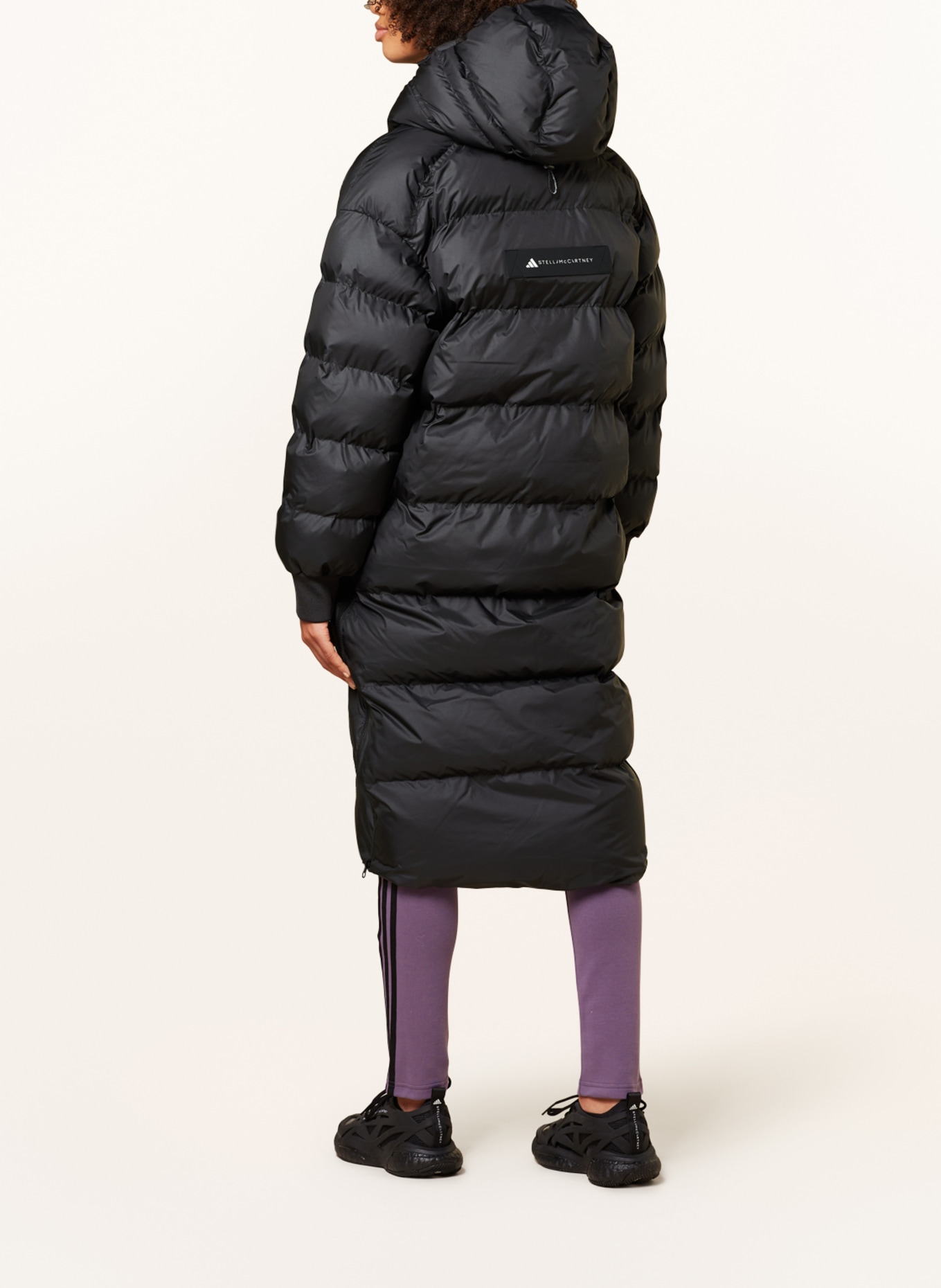 adidas by Stella McCartney Quilted coat, Color: BLACK (Image 3)