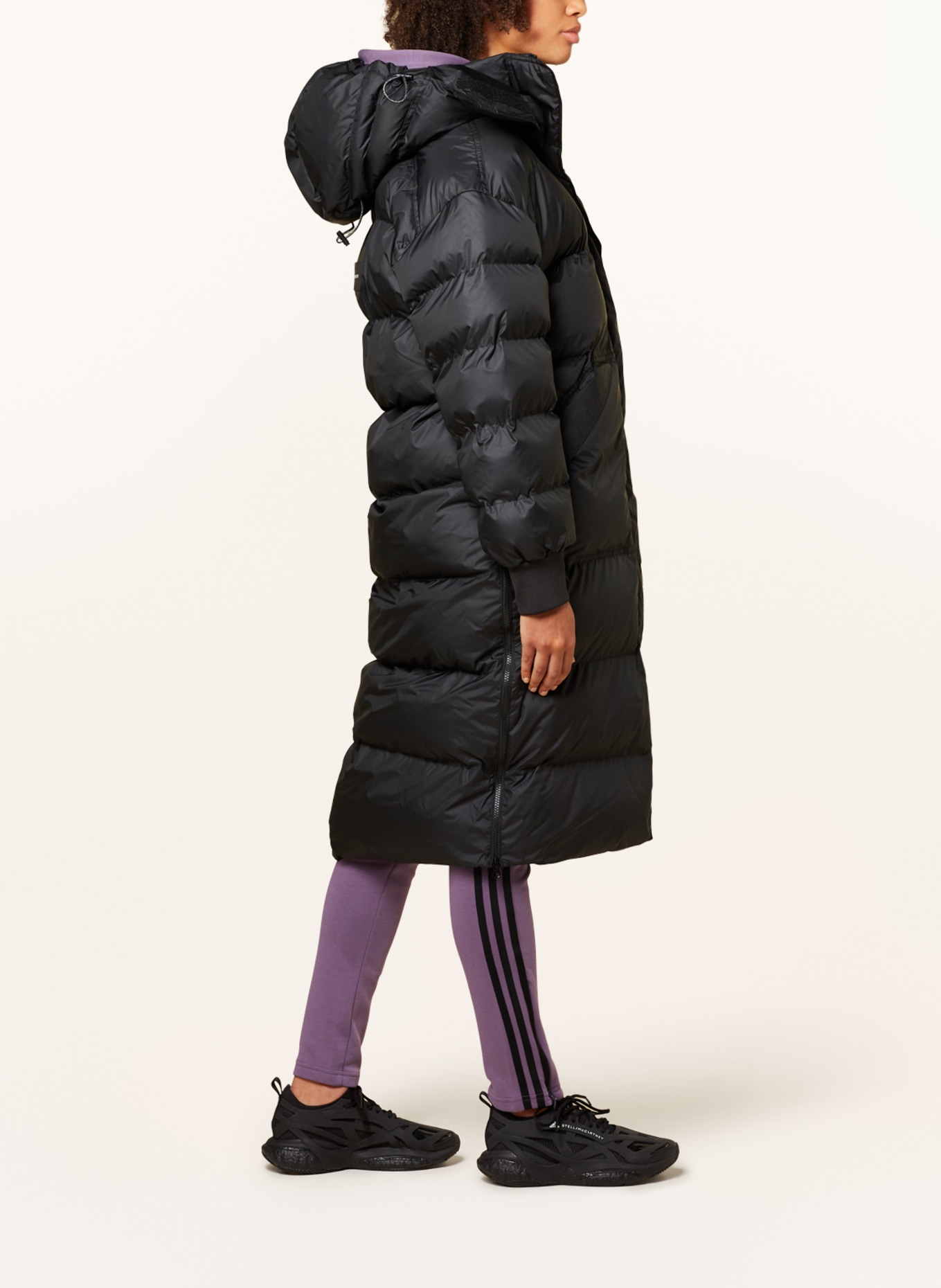 adidas by Stella McCartney Quilted coat, Color: BLACK (Image 4)
