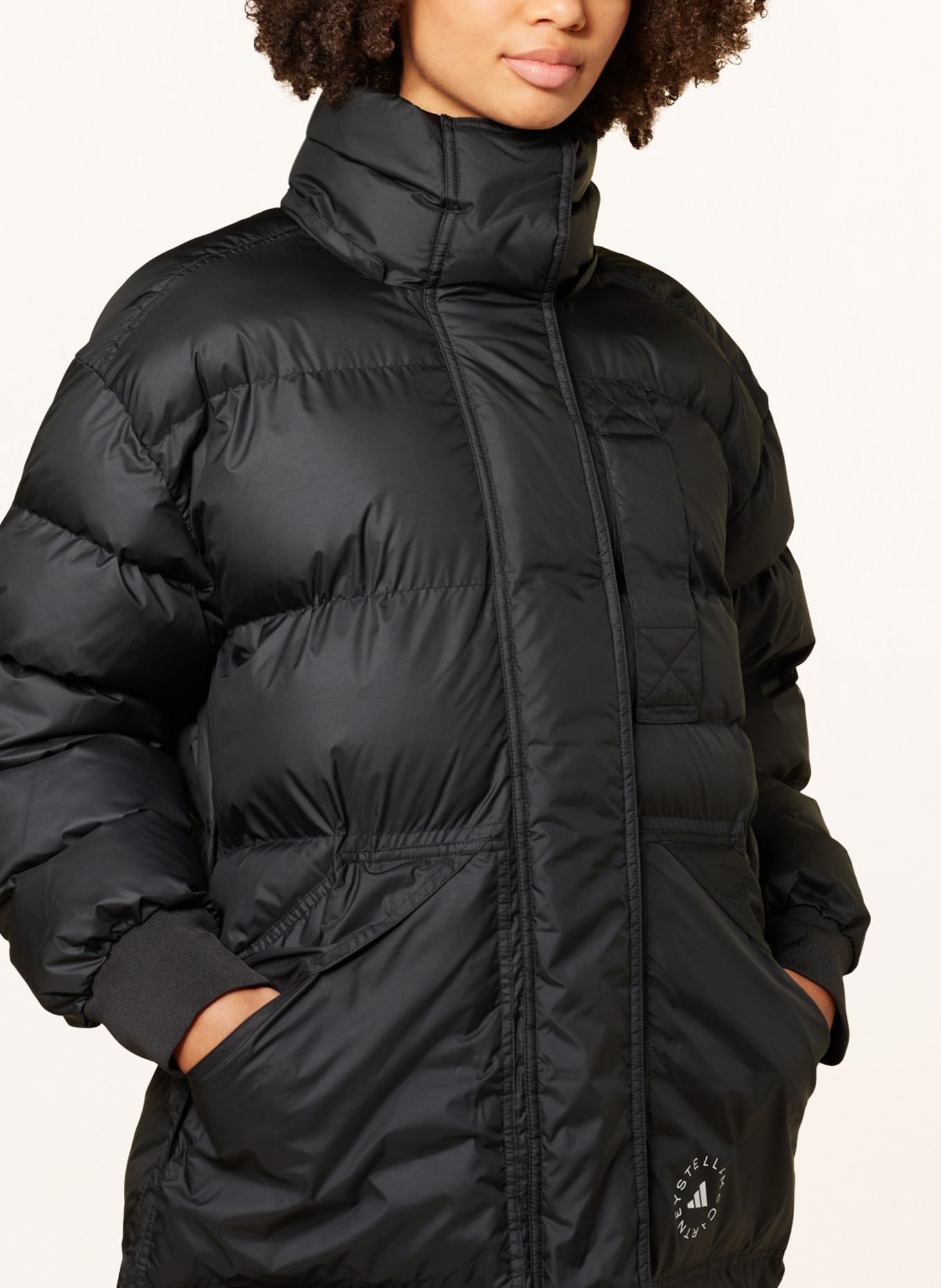 adidas by Stella McCartney Quilted coat, Color: BLACK (Image 5)