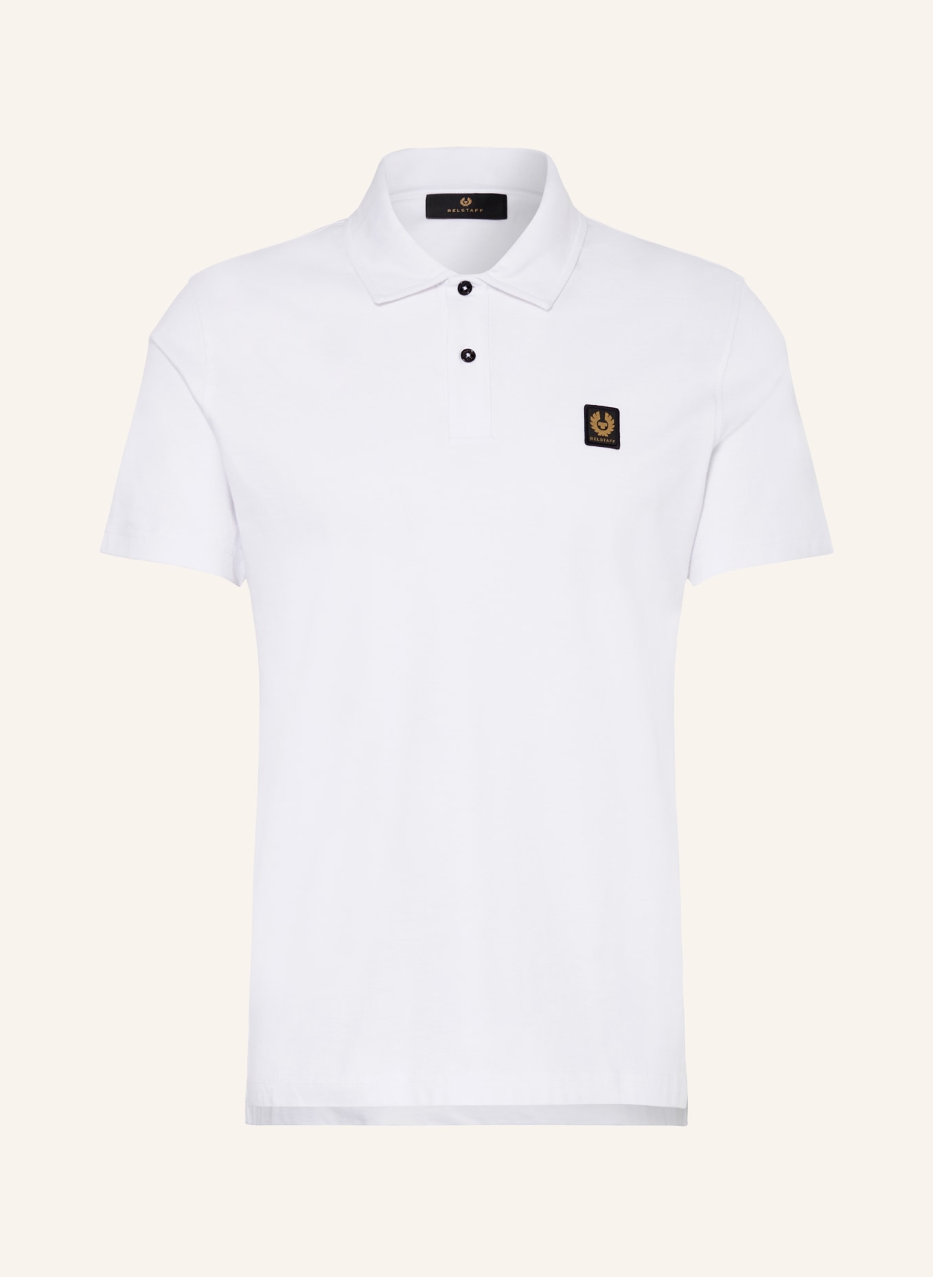 BELSTAFF Piqué-Poloshirt, Farbe: WEISS (Bild 1)