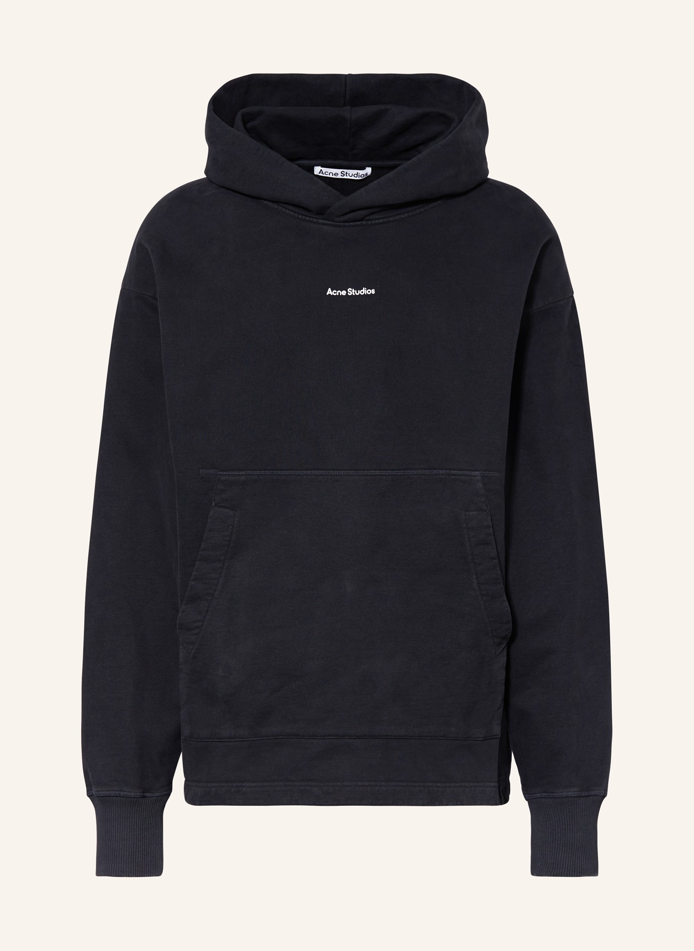 Acne Studios Oversized hoodie, Color: BLACK (Image 1)