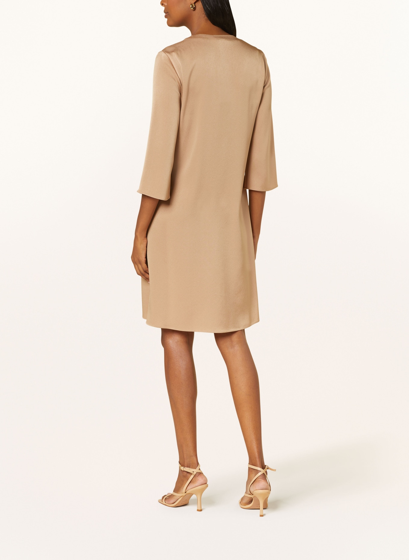windsor. Dress with 3/4 sleeves, Color: LIGHT BROWN (Image 3)