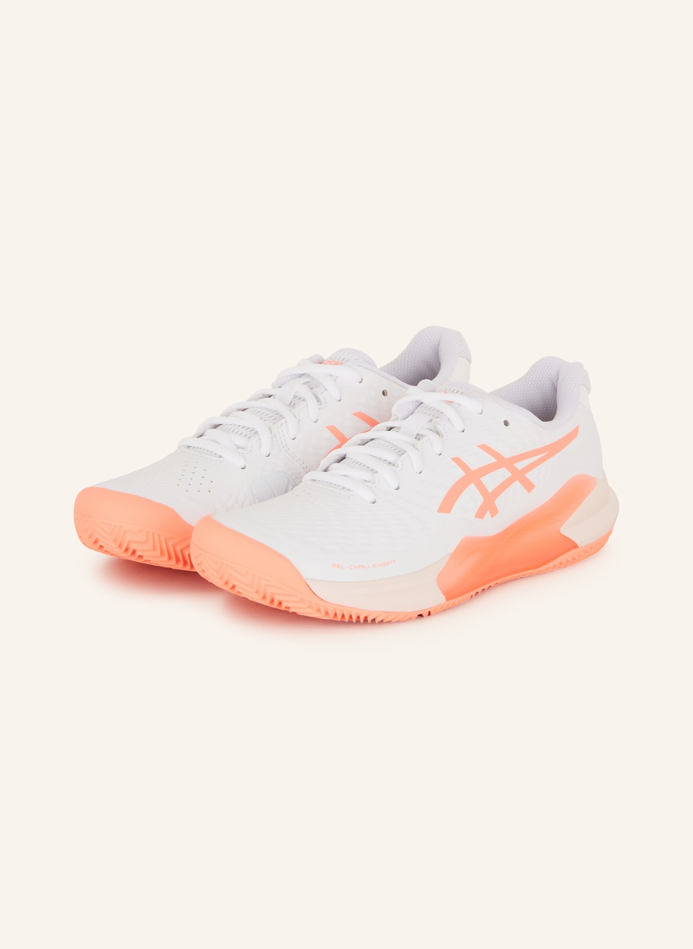 ASICS Tennis shoes GEL-CHALLENGER 14, Color: WHITE/ NEON PINK (Image 1)