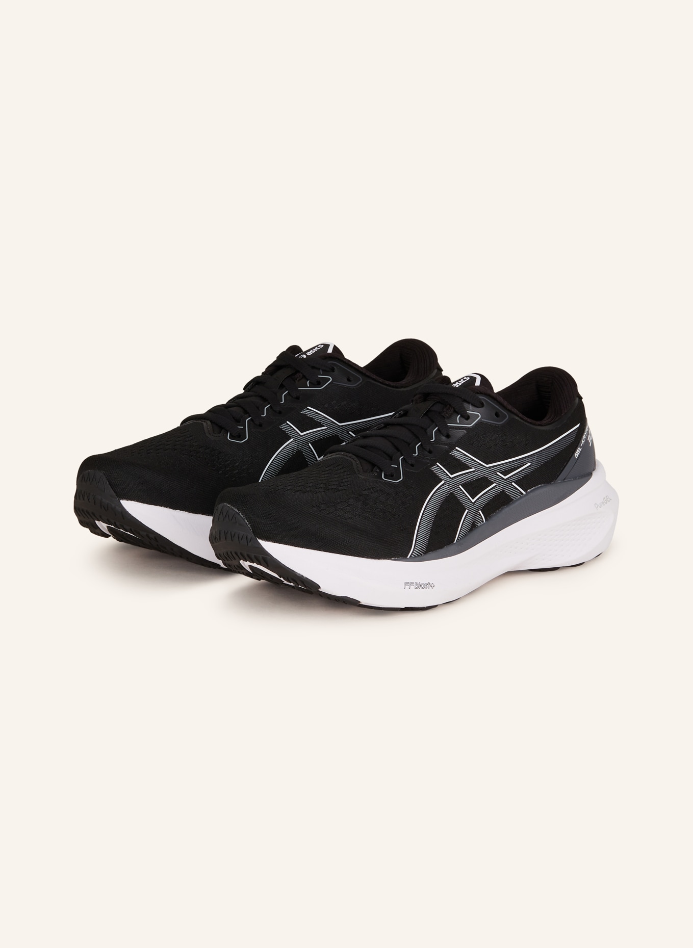 ASICS Running shoes GEL KAYANO 30, Color: BLACK (Image 1)