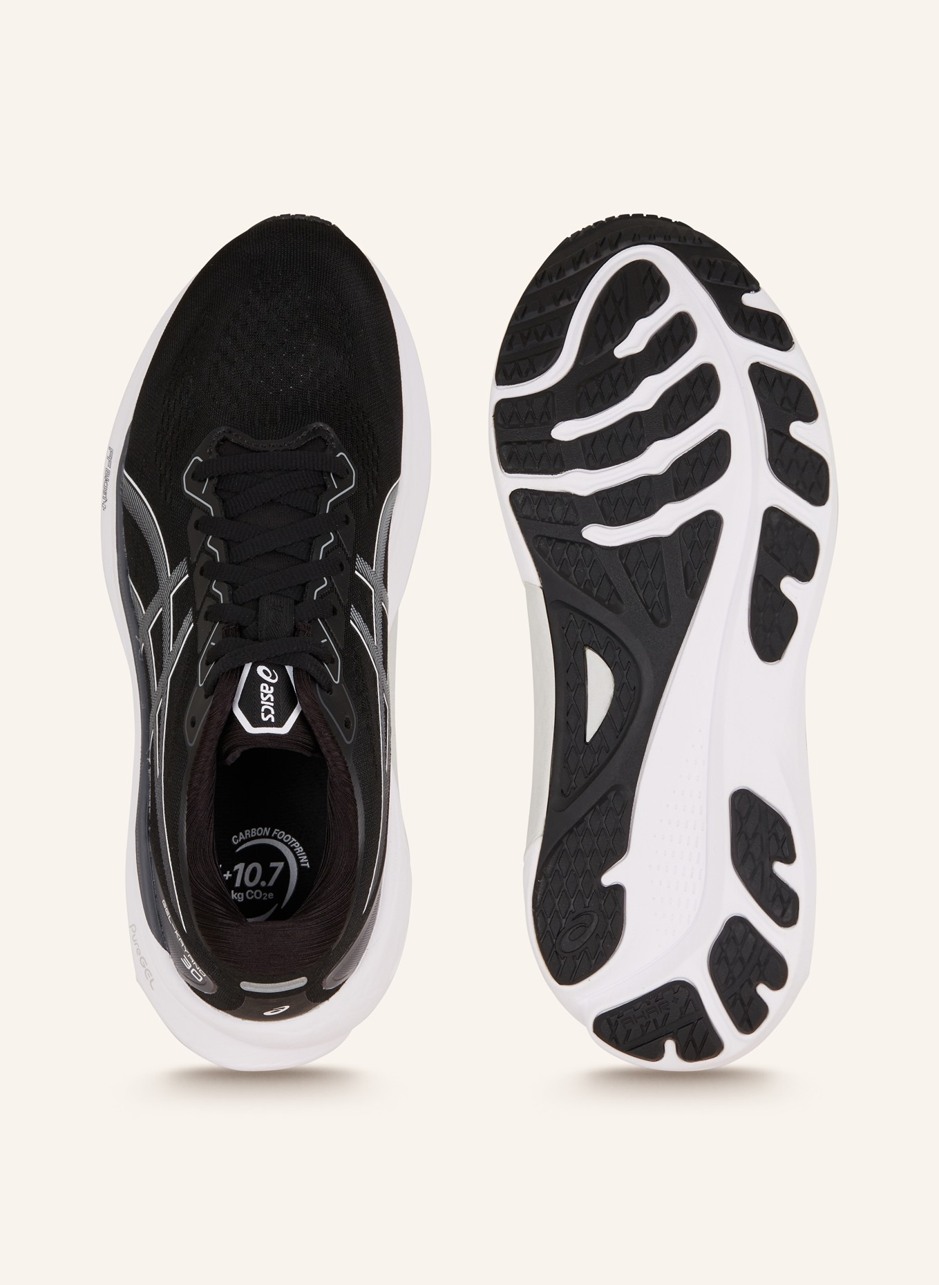 ASICS Running shoes GEL KAYANO 30, Color: BLACK (Image 5)