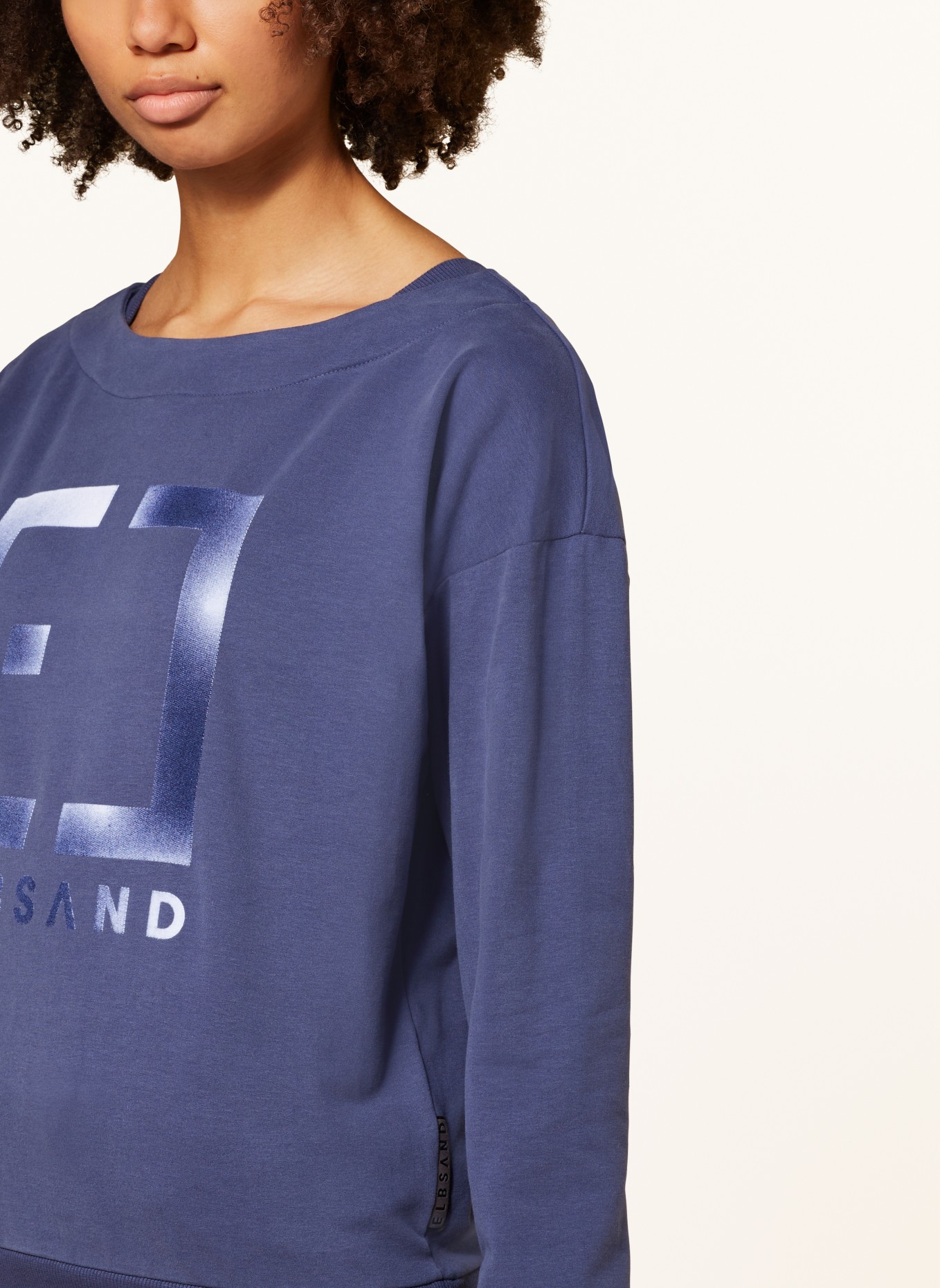 ELBSAND Sweatshirt FIONNA, Color: BLUE (Image 4)