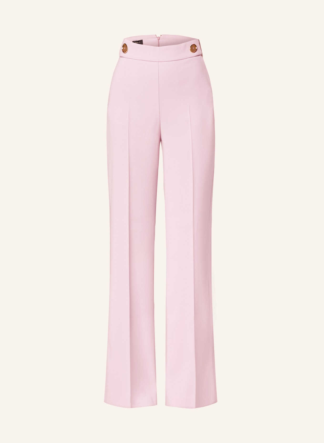 PINKO Wide leg trousers, Color: PINK (Image 1)