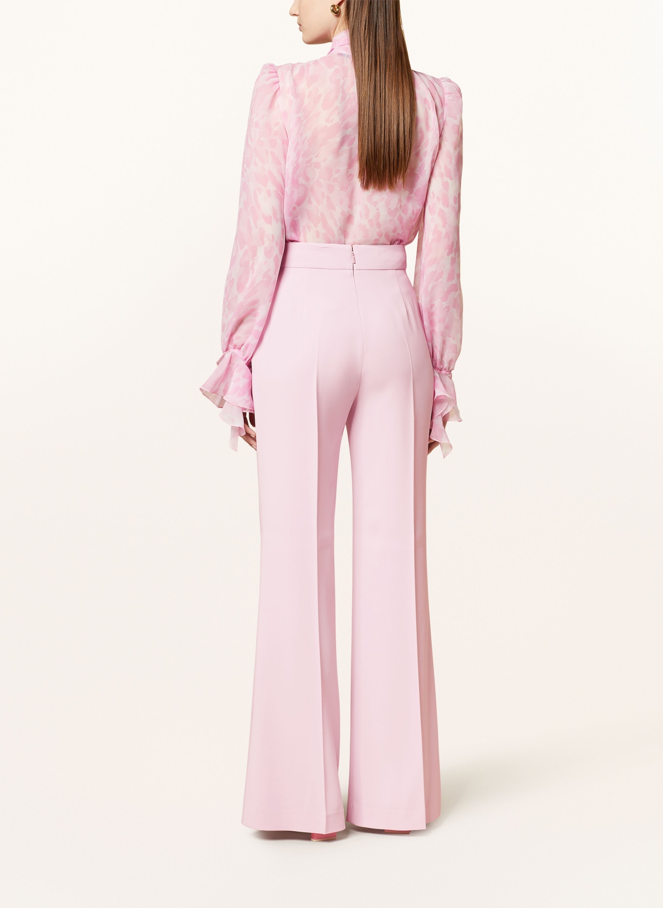 PINKO Wide leg trousers, Color: PINK (Image 3)