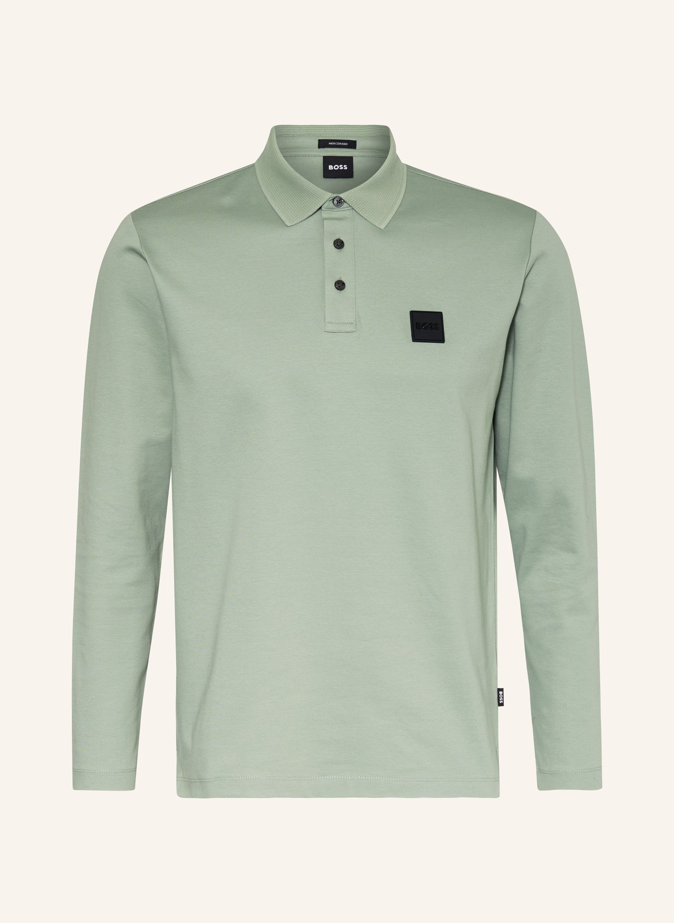 BOSS Jersey polo shirt PADO, Color: LIGHT GREEN (Image 1)