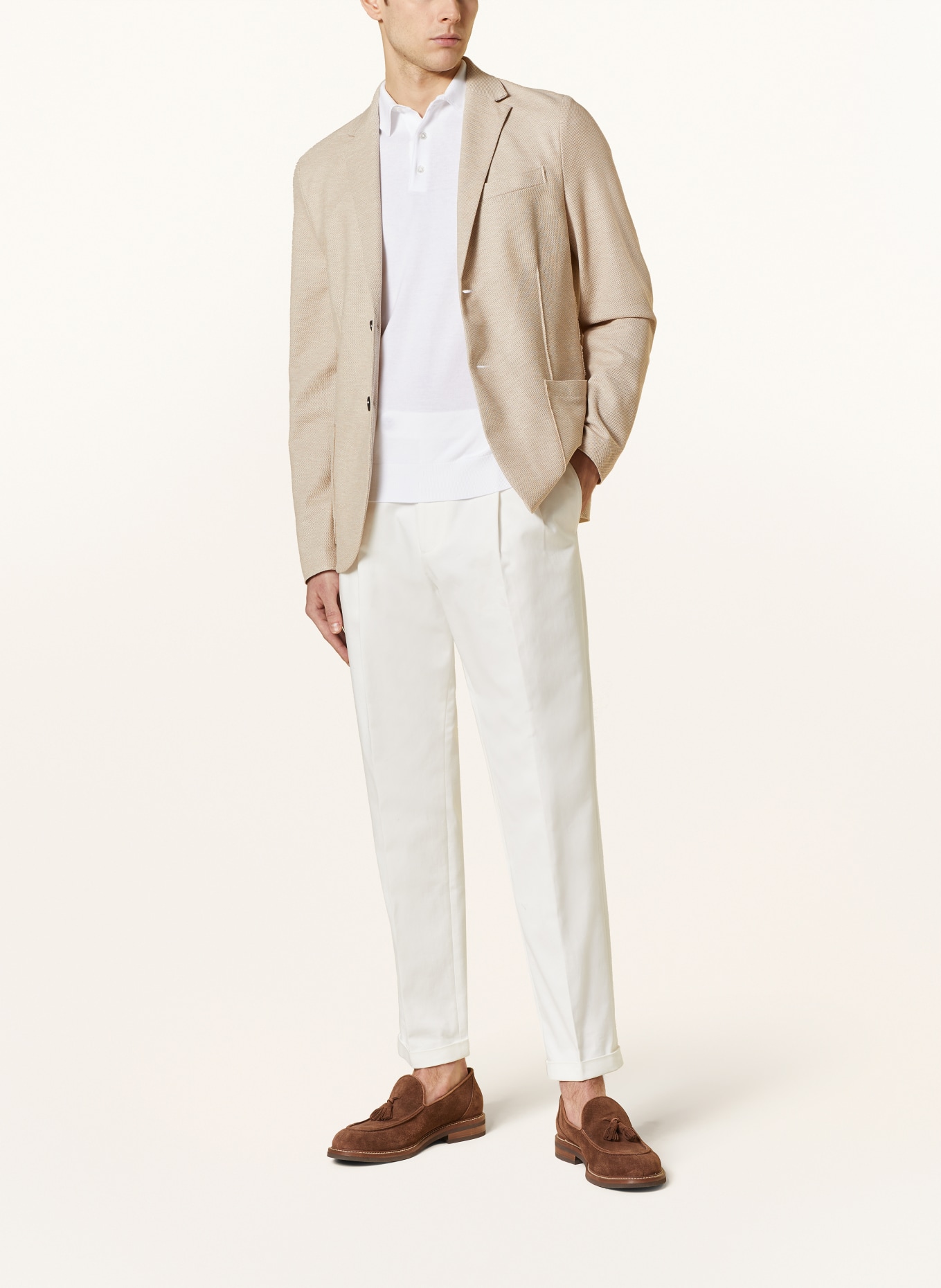 HARRIS WHARF LONDON Tailored jacket slim fit, Color: CREAM (Image 2)