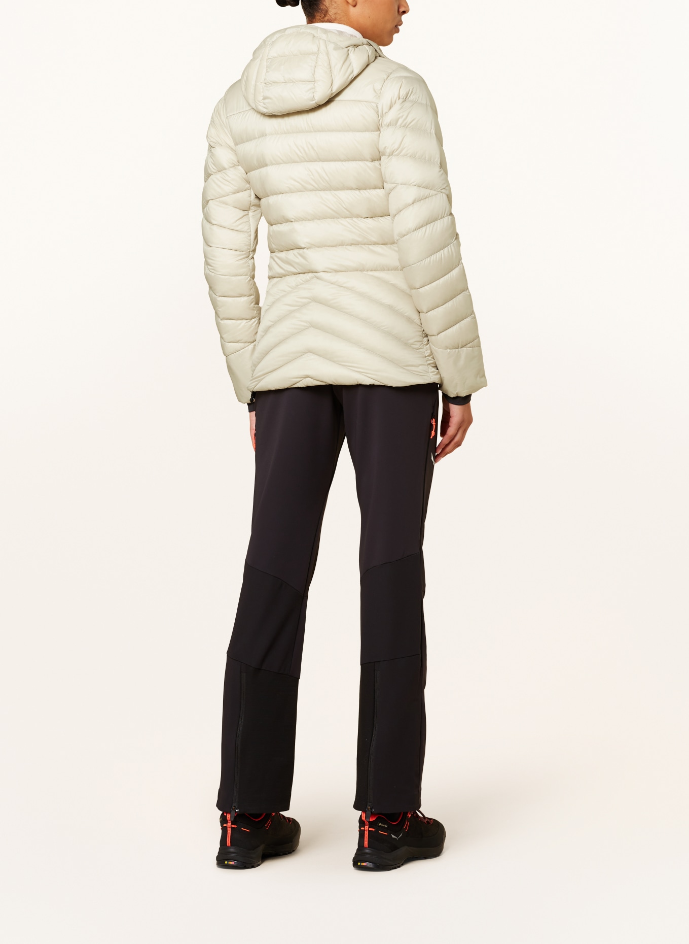 SALEWA Lightweight down jacket ORTLES MED 3, Color: BEIGE (Image 3)