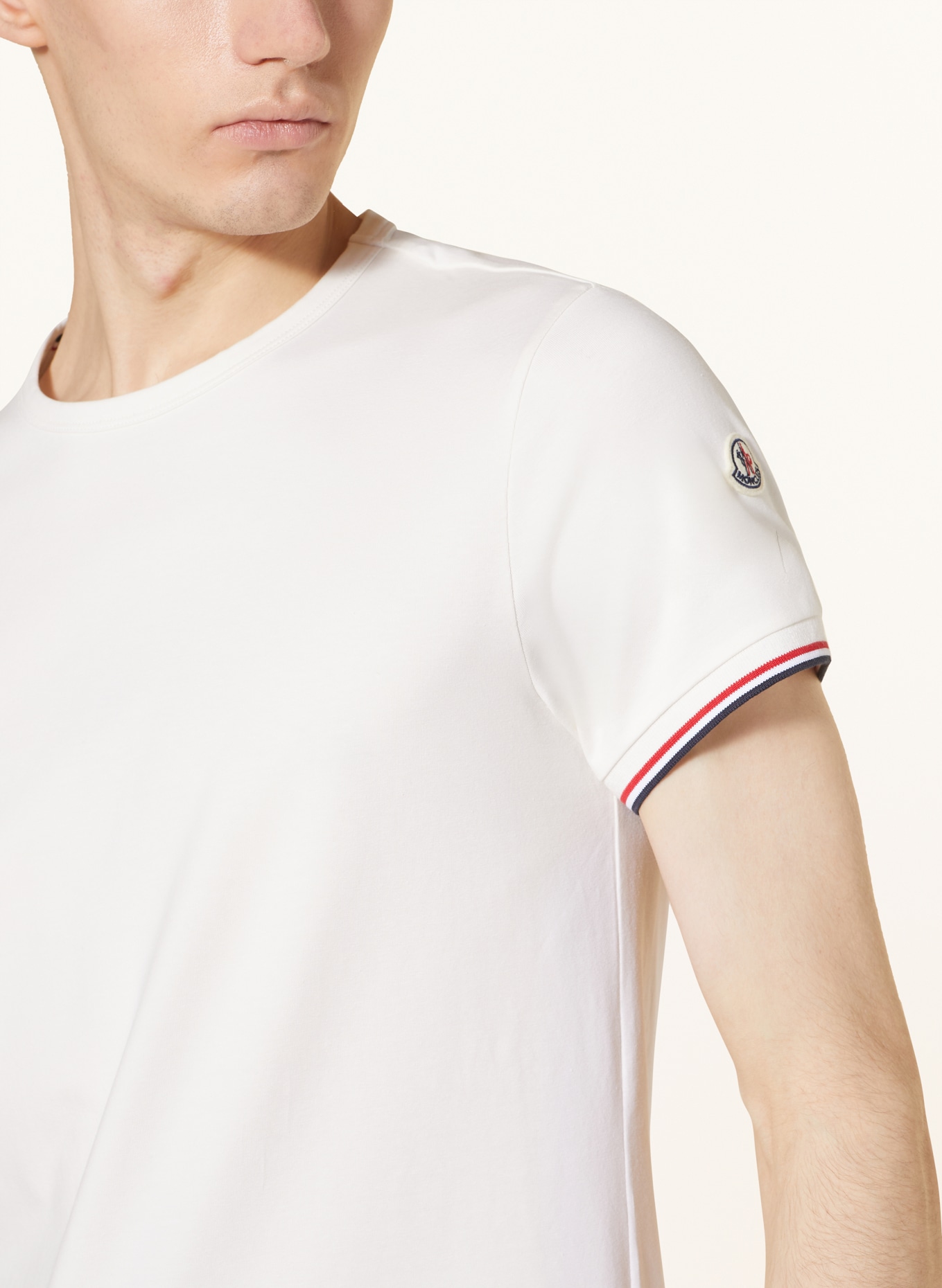 MONCLER T-Shirt, Farbe: WEISS (Bild 4)