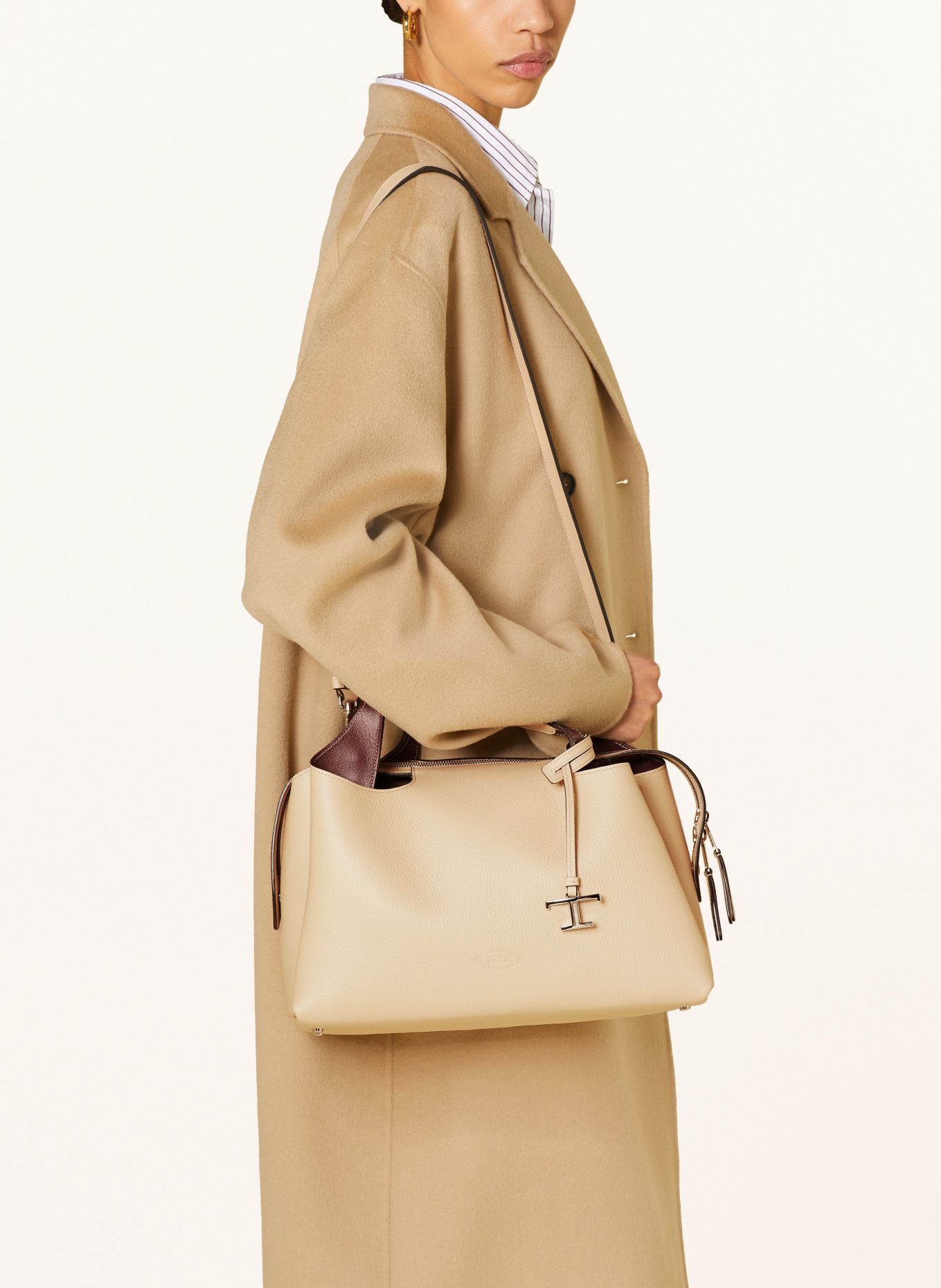 TOD'S Handbag BAULETTO MEDIUM, Color: BEIGE (Image 4)