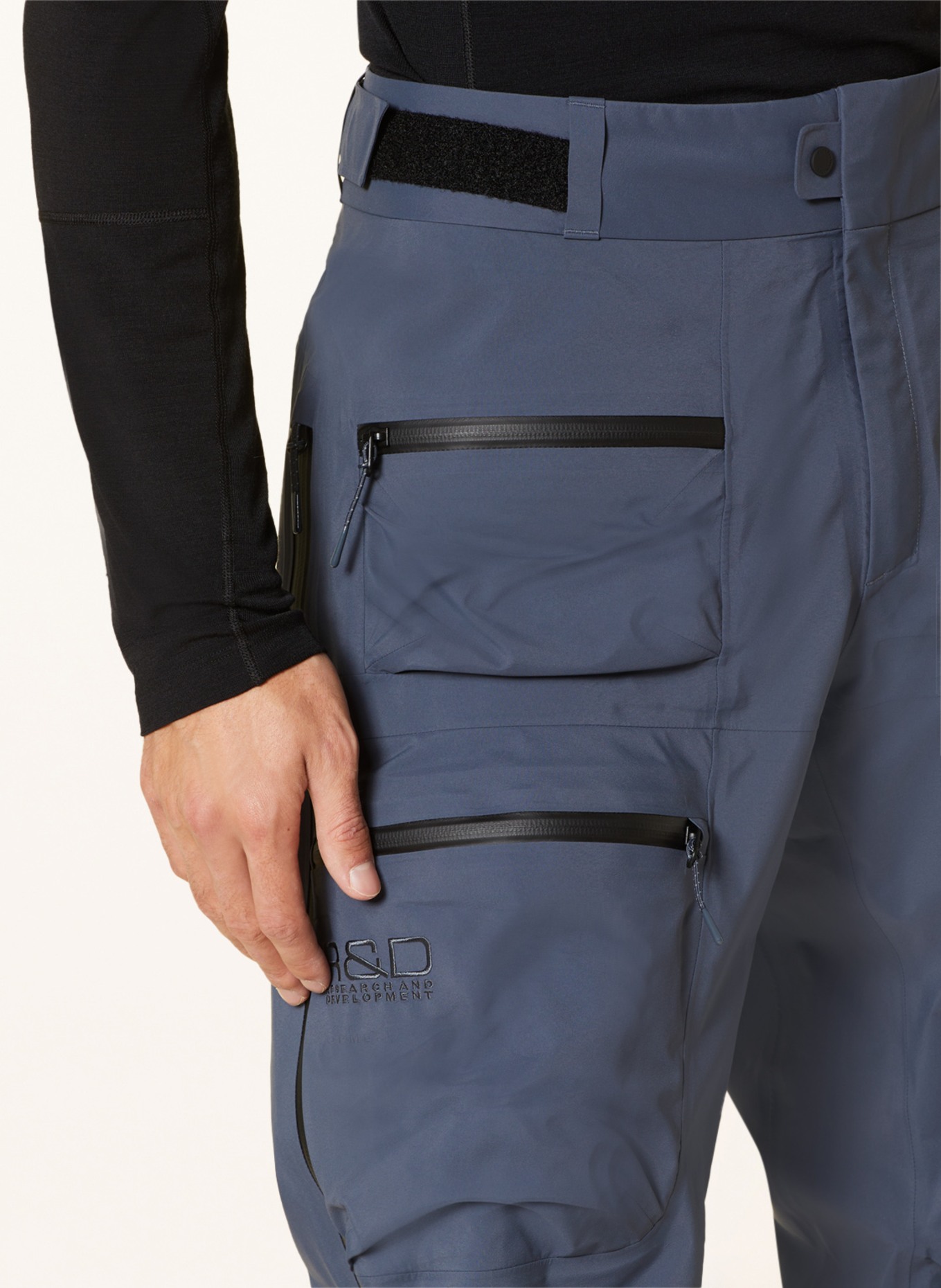 Peak Performance Hardshell ski pants VISLIGHT GORE-TEX C-KNIT, Color: BLUE GRAY (Image 5)