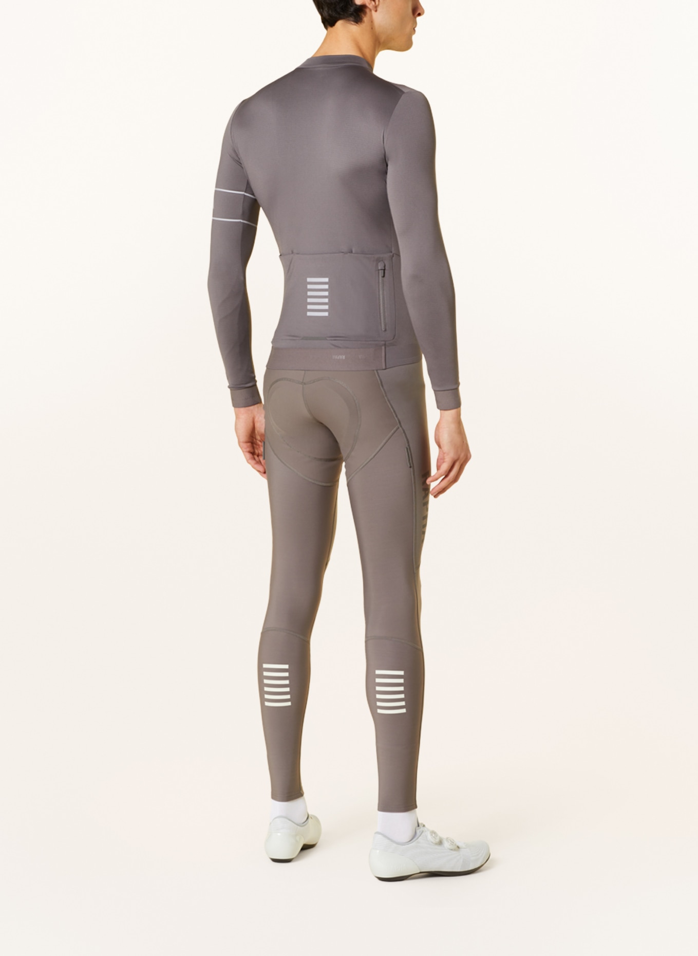 Rapha Thermal cycling jersey PRO TEAM, Color: TAUPE (Image 3)