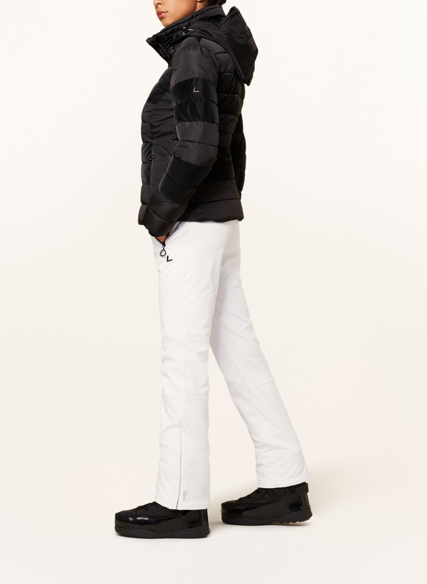 LUHTA Softshell ski pants JOENTAUS, Color: WHITE (Image 4)