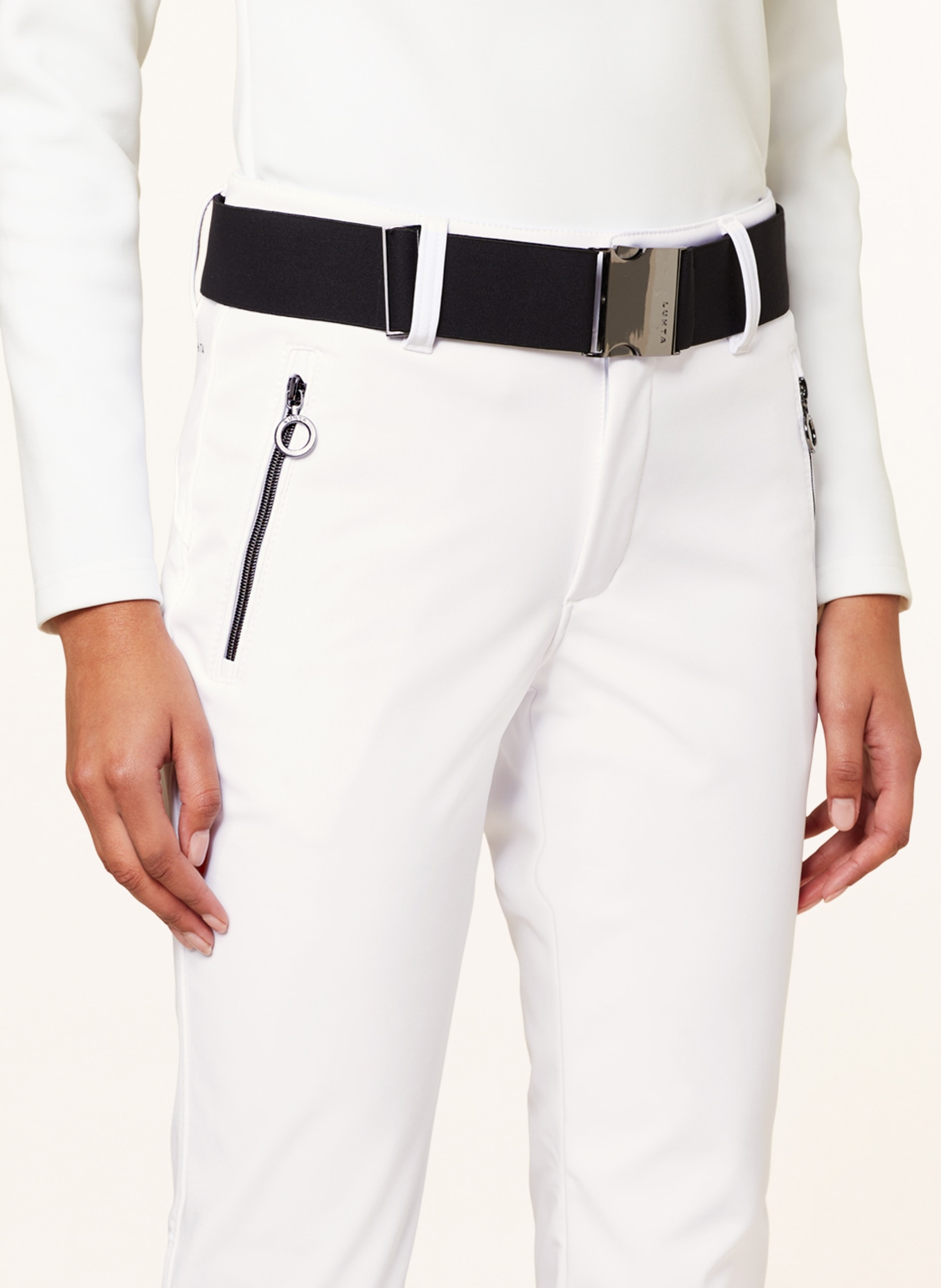 LUHTA Softshell ski pants JOENTAUS, Color: WHITE (Image 5)