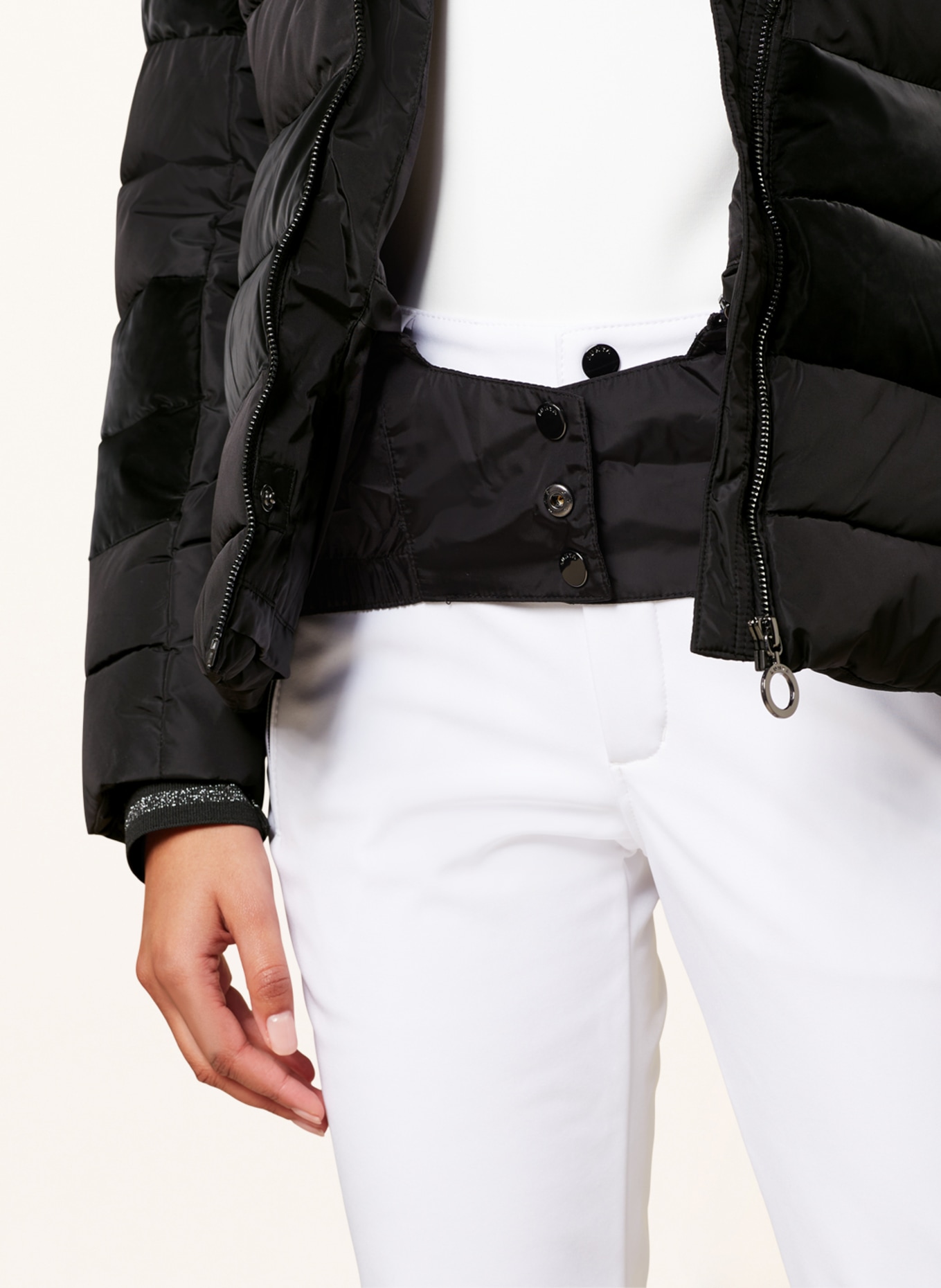 LUHTA Ski jacket SAMMALTUNTURI with faux fur, Color: BLACK (Image 7)