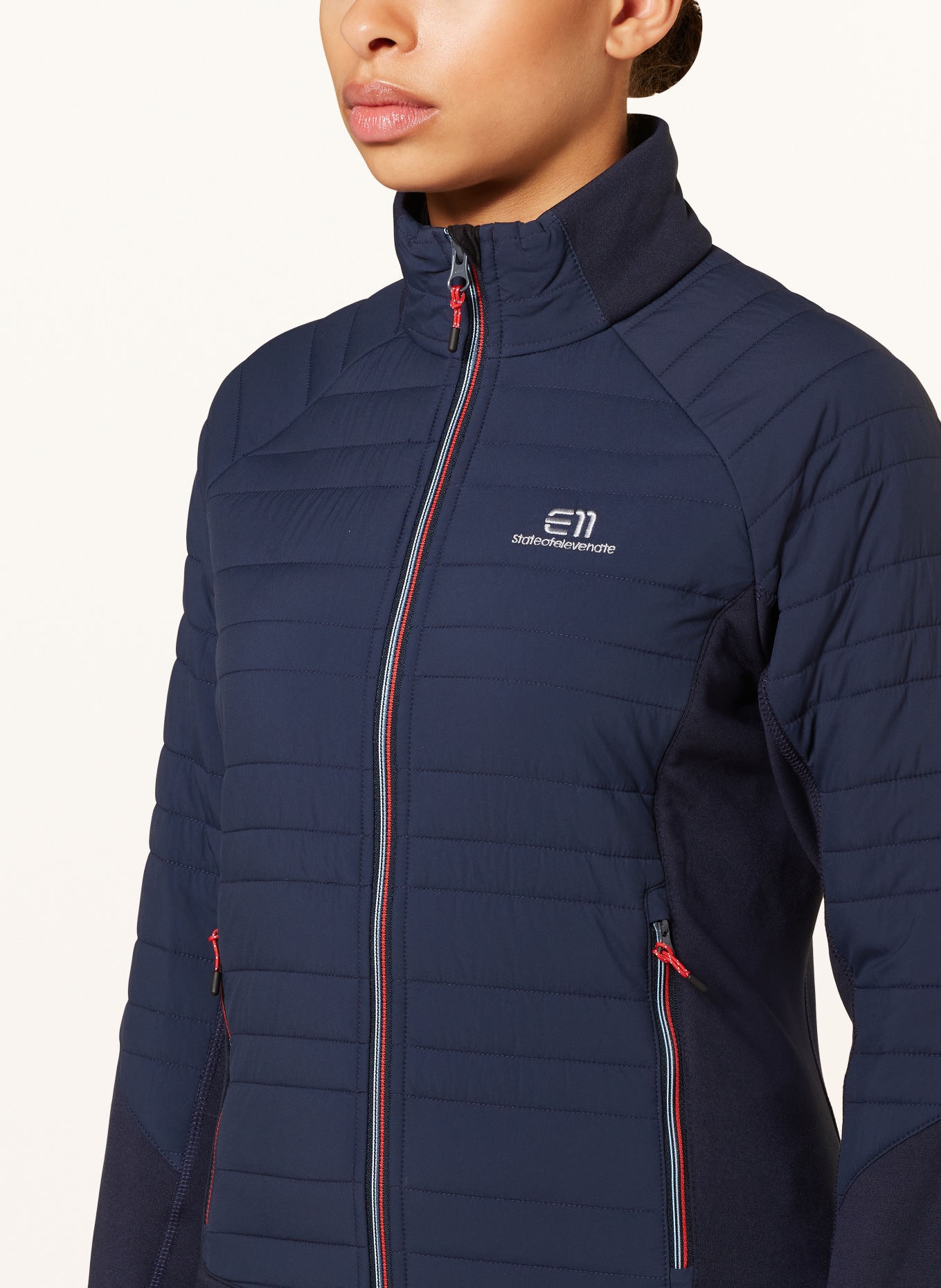 state of elevenate Mid-layer jacket FUSION, Color: DARK BLUE (Image 4)