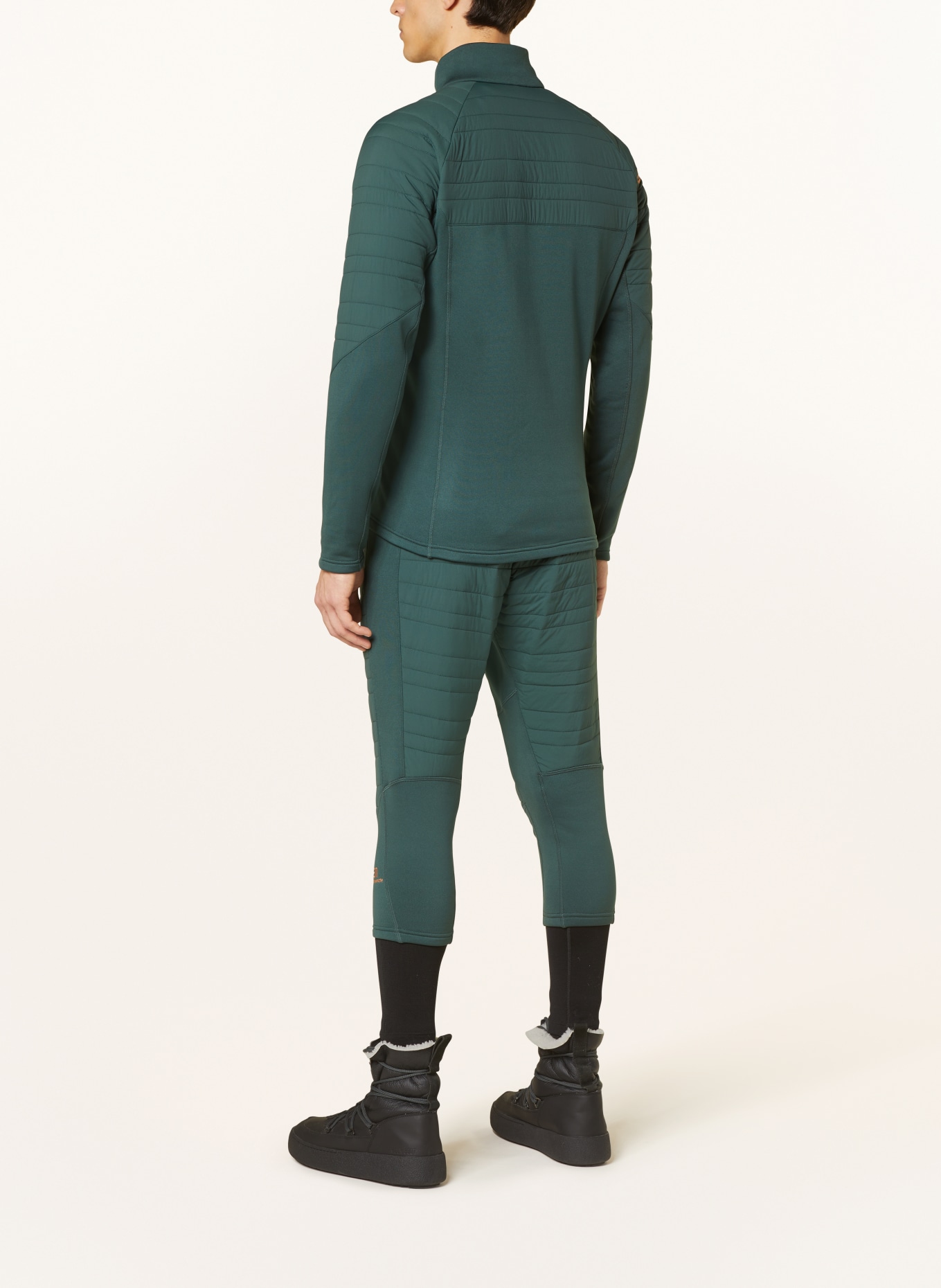state of elevenate Mid-layer jacket FUSION STRETCH, Color: DARK GREEN (Image 3)