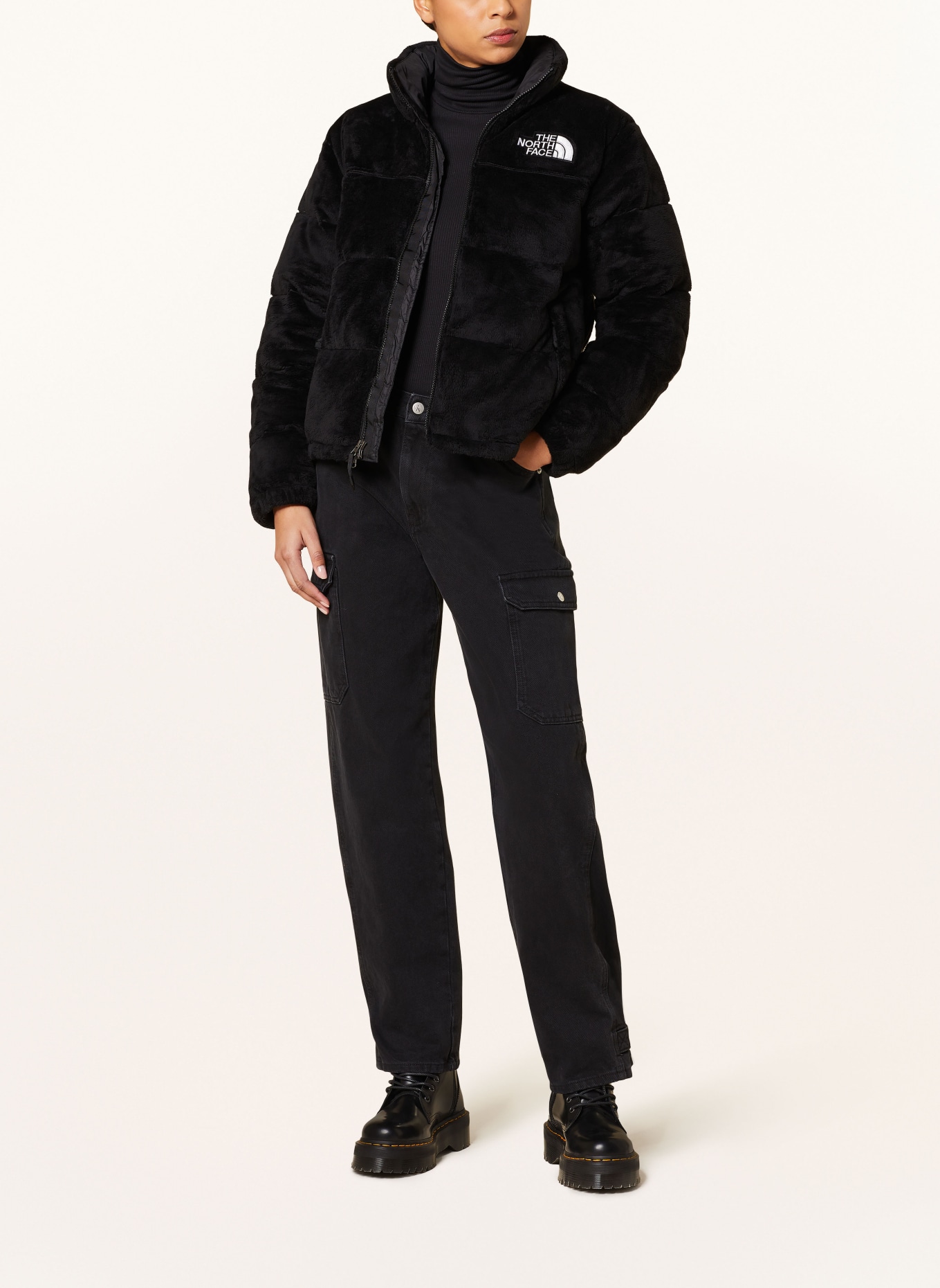 North face faux fur coat new arrivals