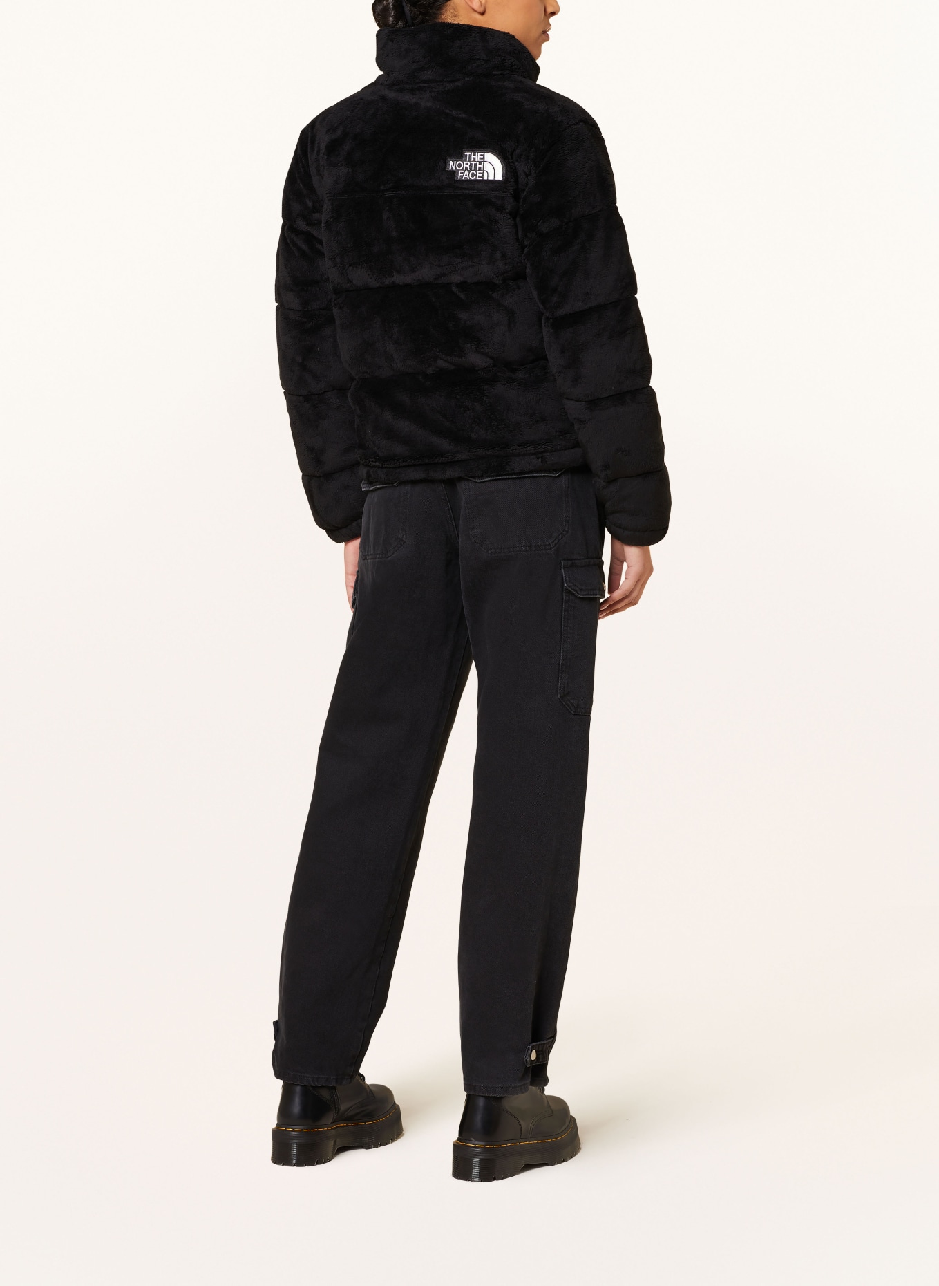 THE NORTH FACE Down jacket VERSA made of faux fur, Color: BLACK (Image 3)