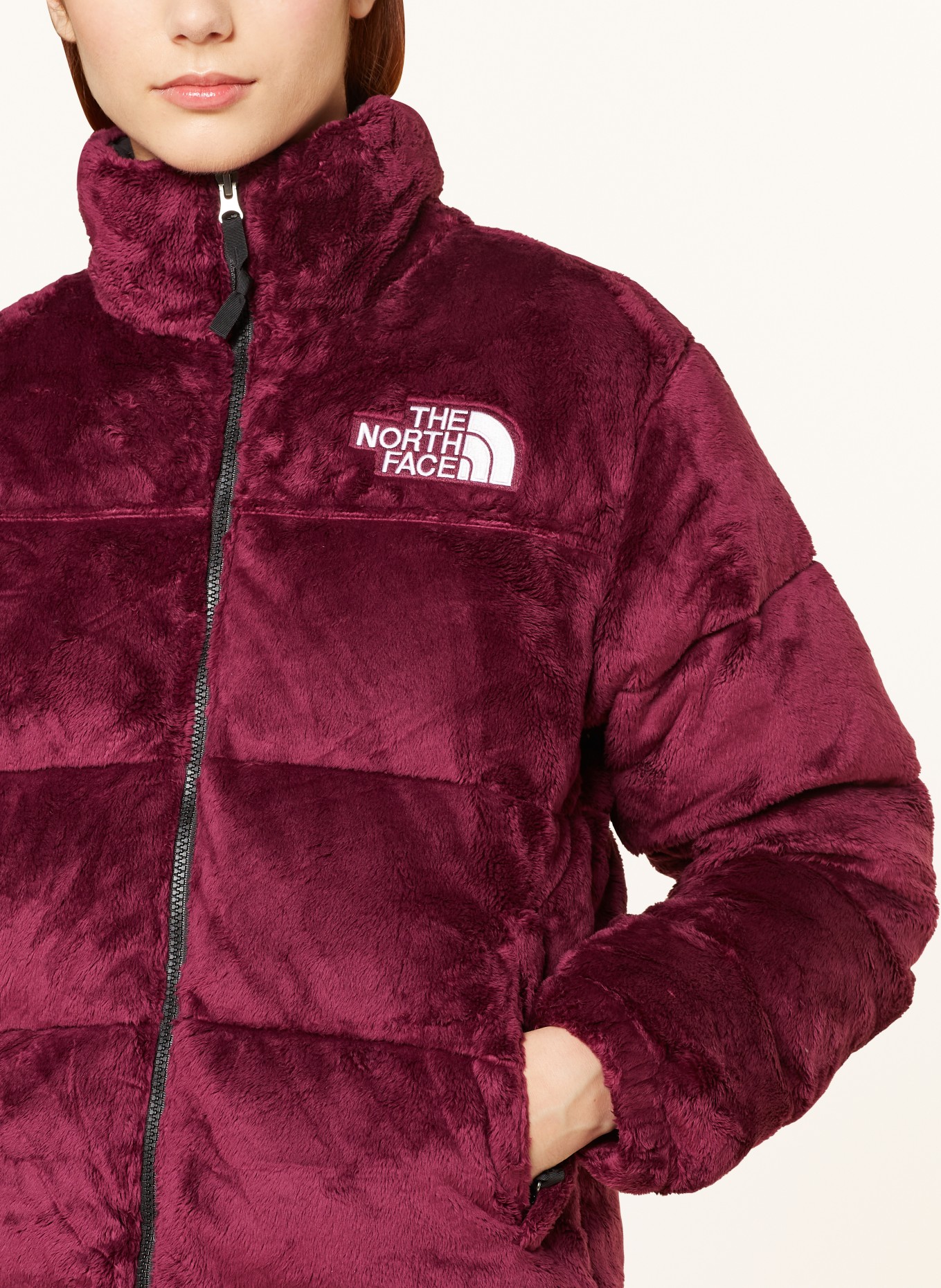 THE NORTH FACE Down jacket VERSA made of faux fur, Color: FUCHSIA (Image 4)