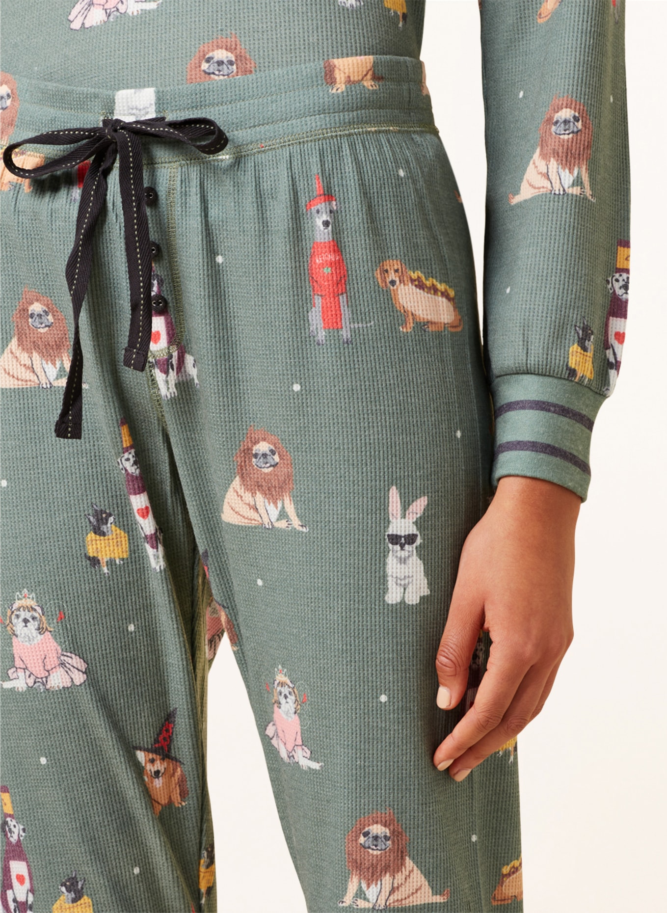 P.J.Salvage Spodnie od piżamy, Kolor: ZIELONY (Obrazek 5)