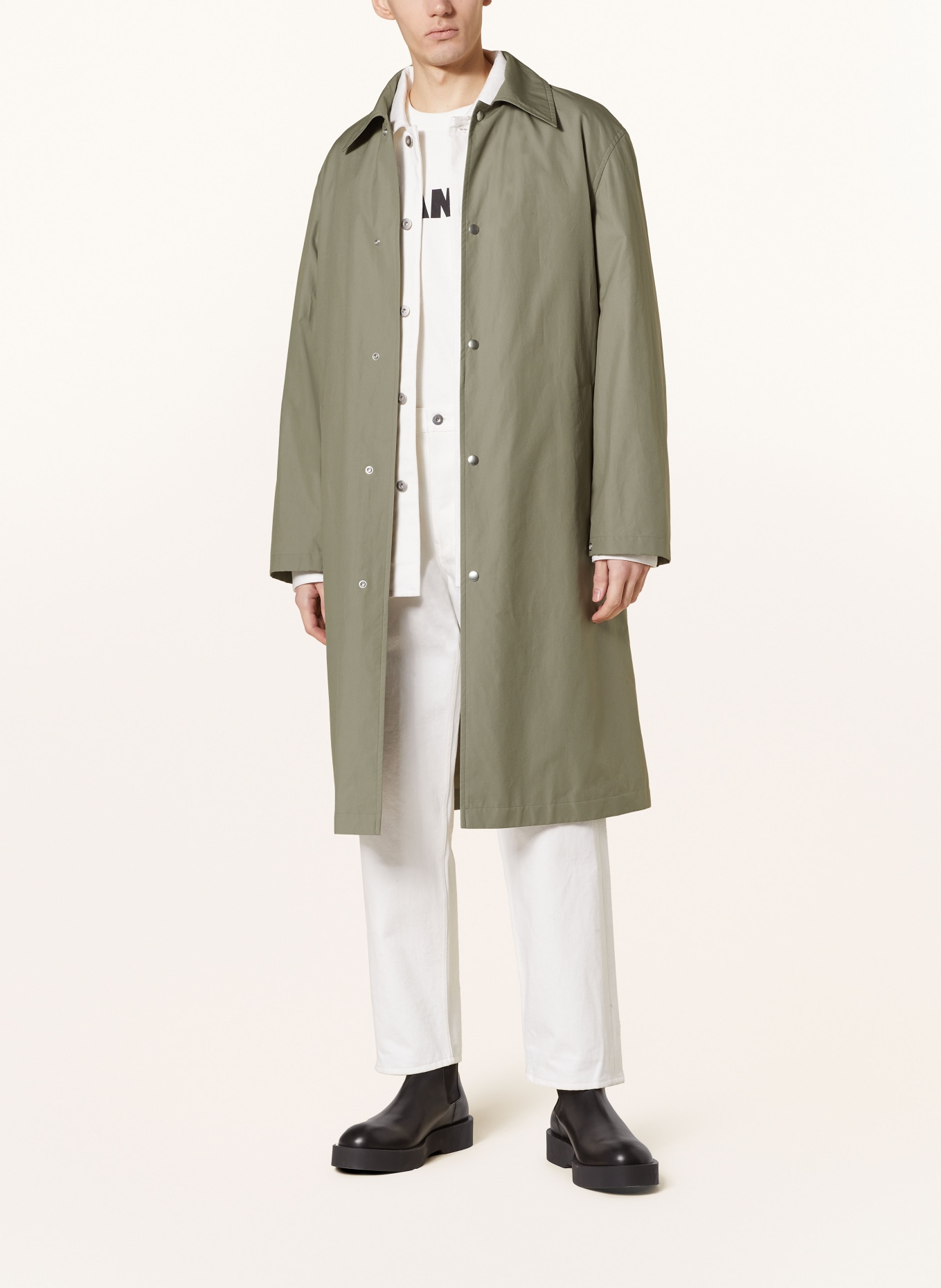 JIL SANDER Coat, Color: GREEN (Image 2)
