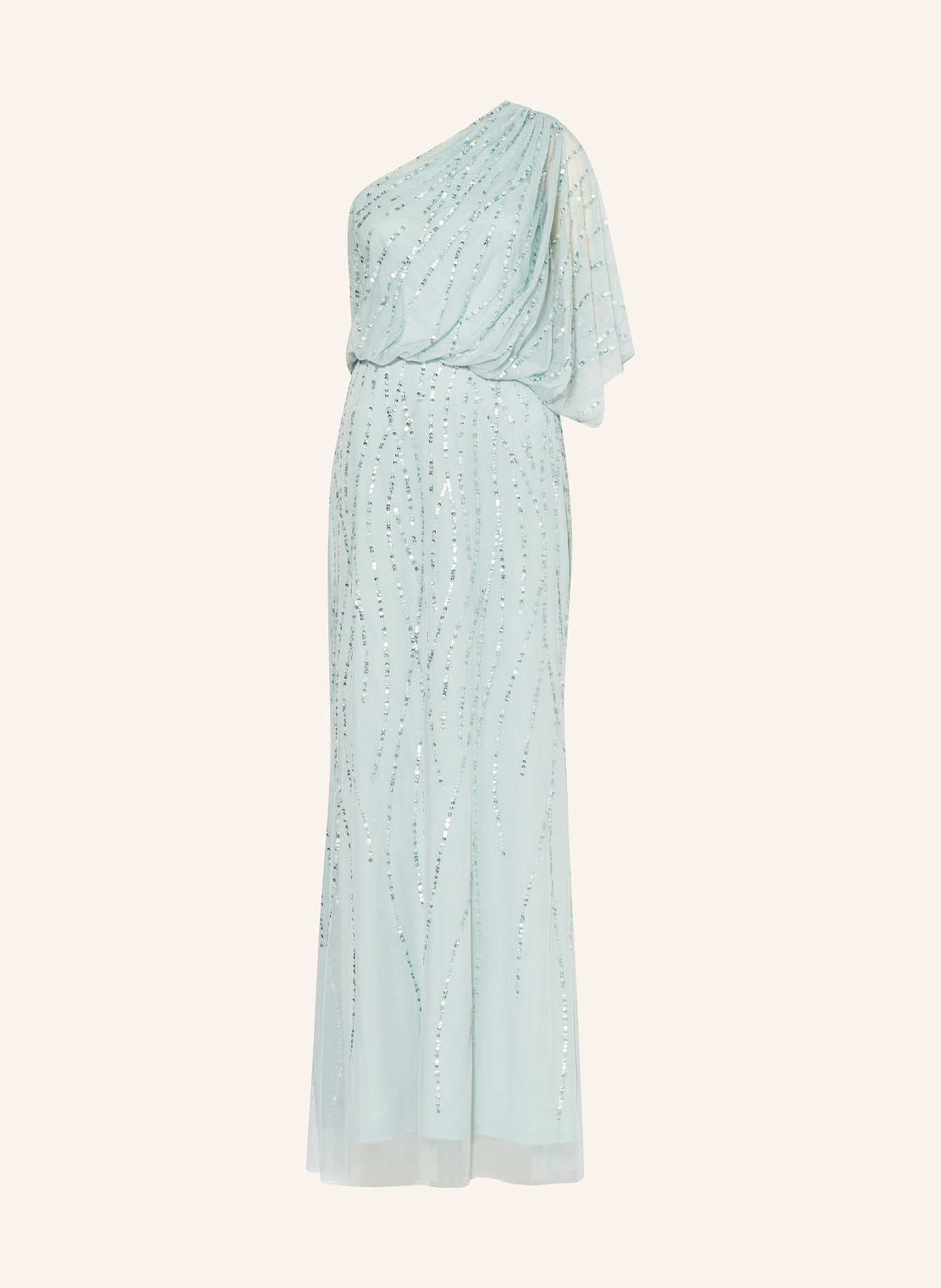 ADRIANNA PAPELL Evening dress with sequins, Color: LIGHT GREEN (Image 1)