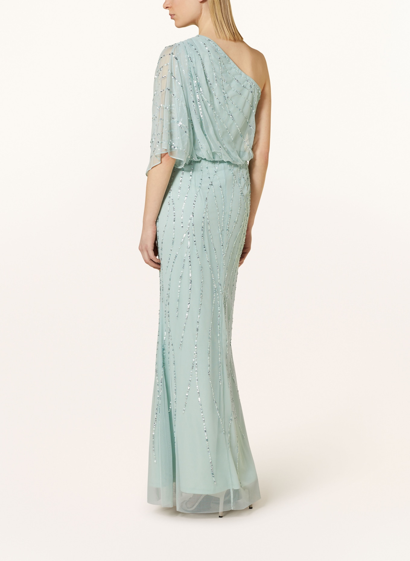 ADRIANNA PAPELL Evening dress with sequins, Color: LIGHT GREEN (Image 3)