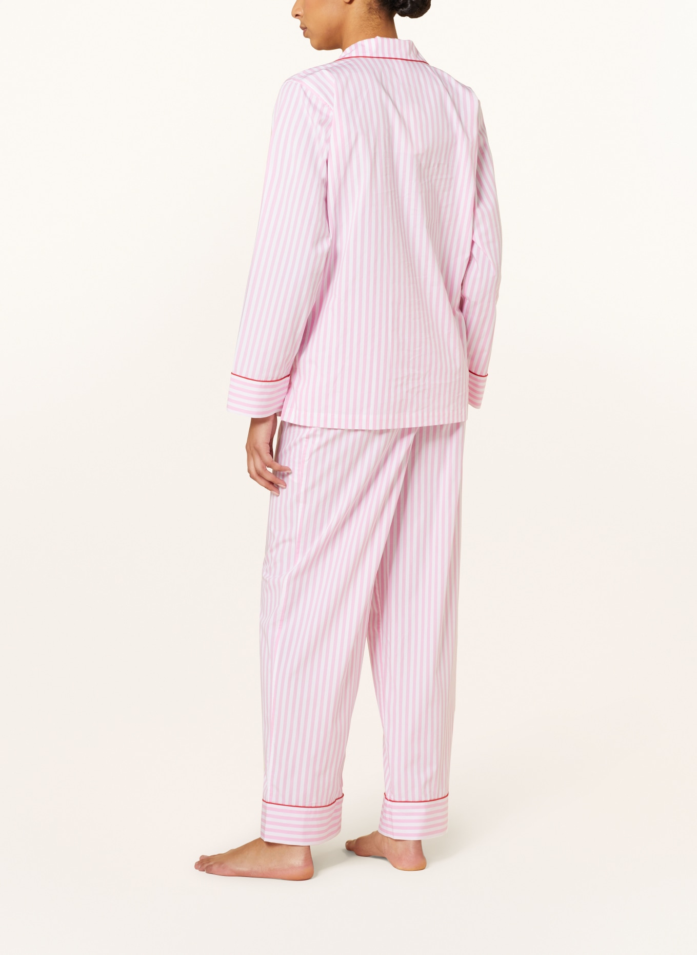 Pink and blue striped pyjama set, Lauren par Ralph Lauren