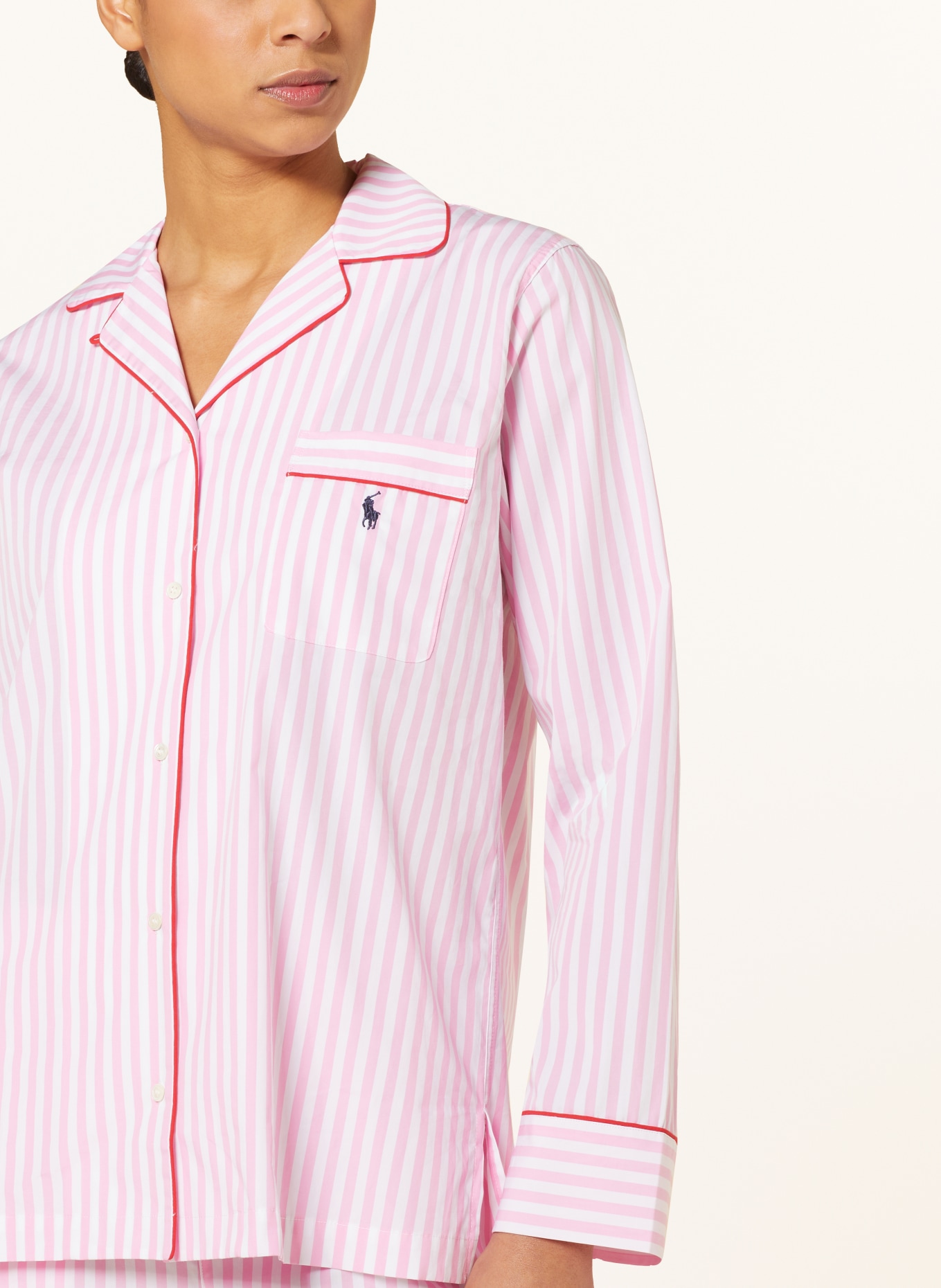 POLO RALPH LAUREN Schlafanzug, Farbe: ROSA/ WEISS (Bild 4)