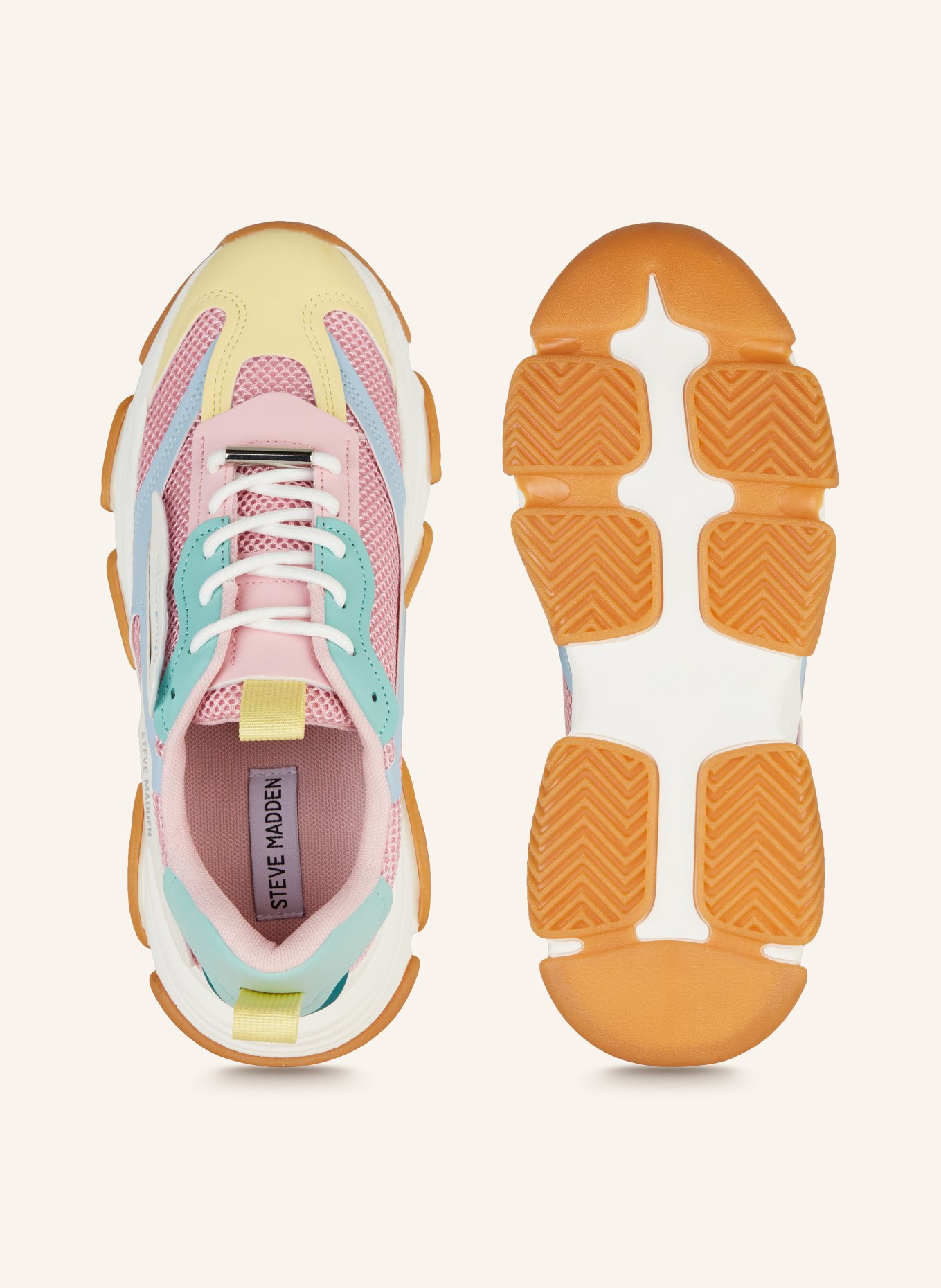 STEVE MADDEN Sneaker POSSESSION-E, Farbe: ROSA/ HELLBLAU (Bild 5)