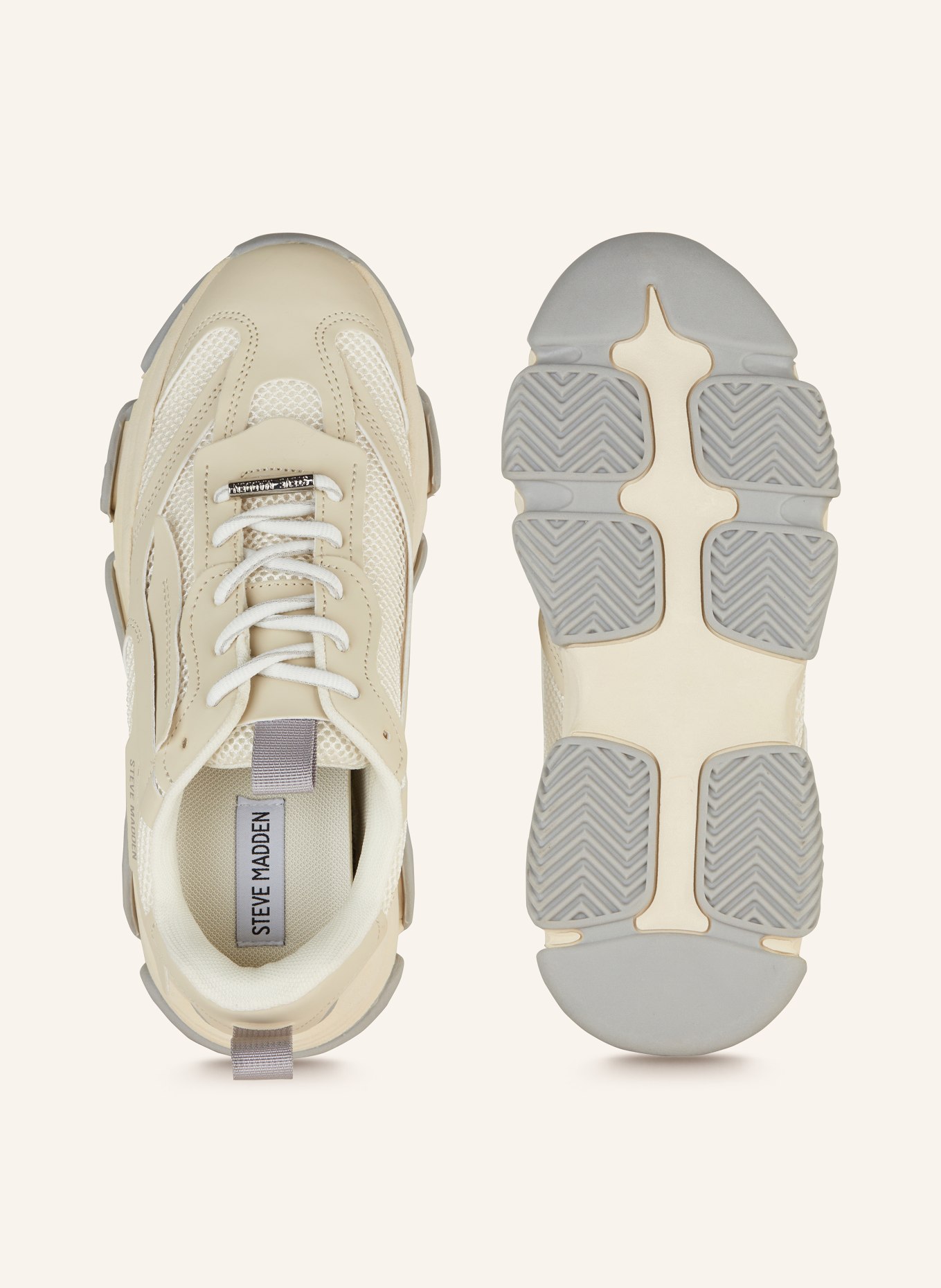 STEVE MADDEN Sneaker POSSESSION-E, Farbe: BEIGE/ BLAUGRAU (Bild 5)