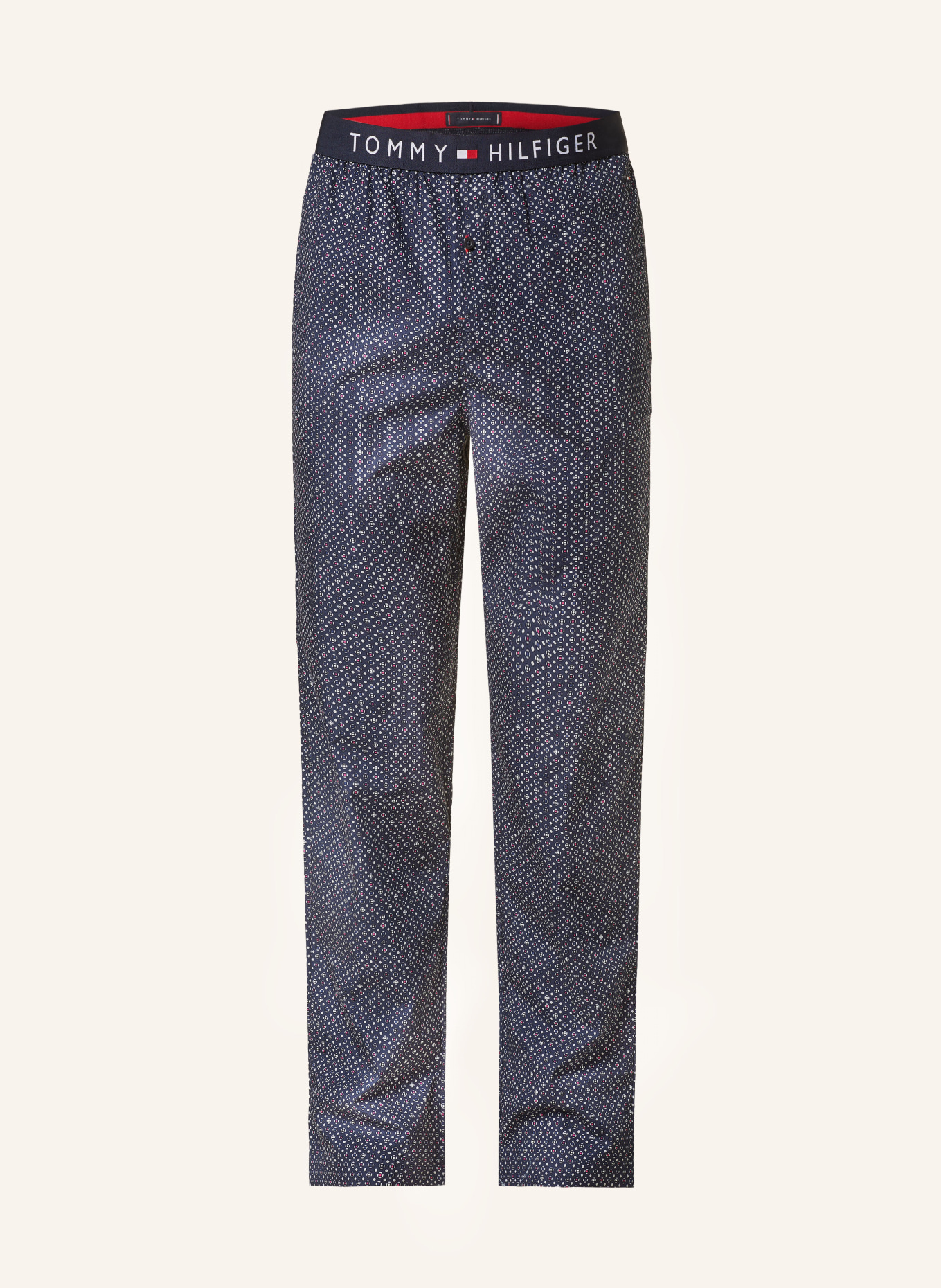 TOMMY HILFIGER Pajama pants, Color: DARK BLUE/ WHITE/ RED (Image 1)