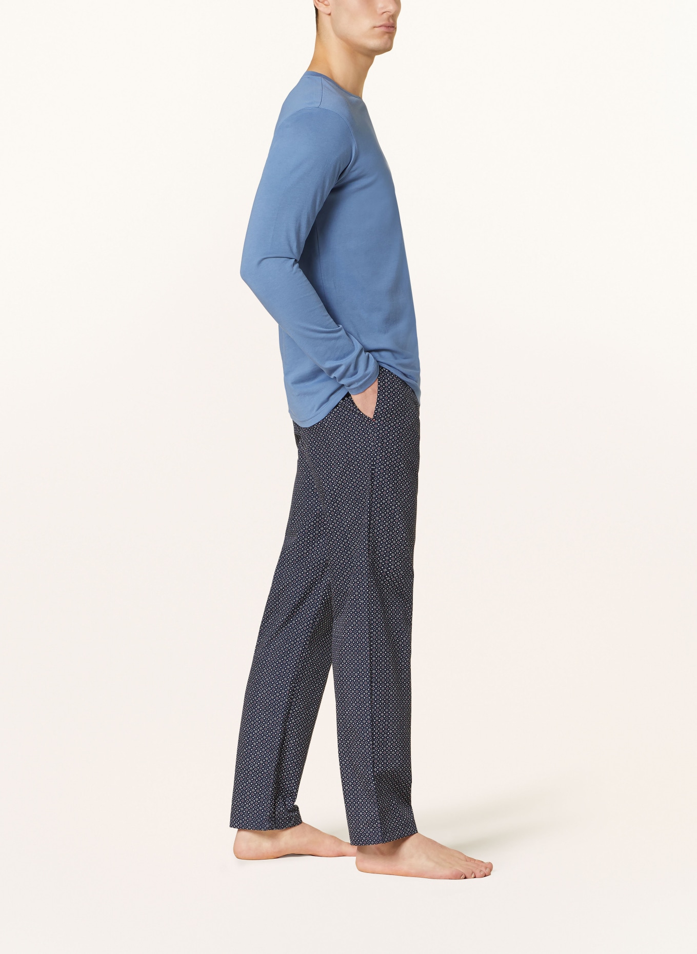TOMMY HILFIGER Pajama pants, Color: DARK BLUE/ WHITE/ RED (Image 4)