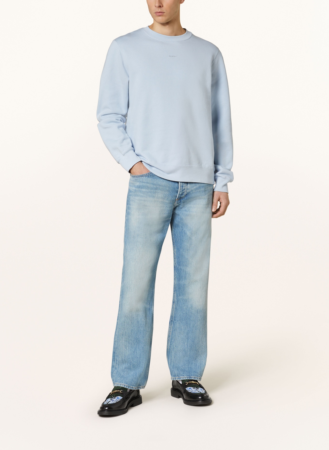 SANDRO Sweatshirt, Farbe: HELLBLAU (Bild 2)