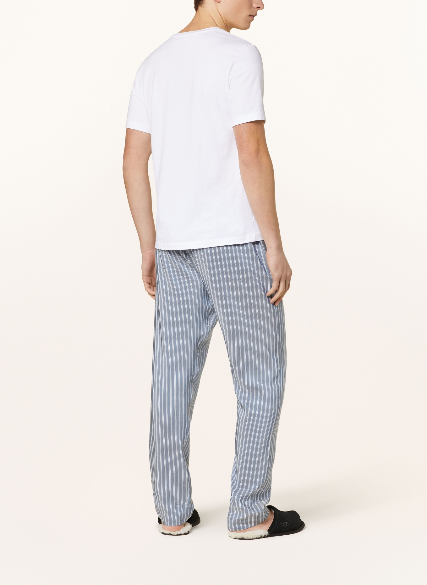 zimmerli Pajama pants PINSTRIPES, Color: GRAY/ WHITE (Image 3)