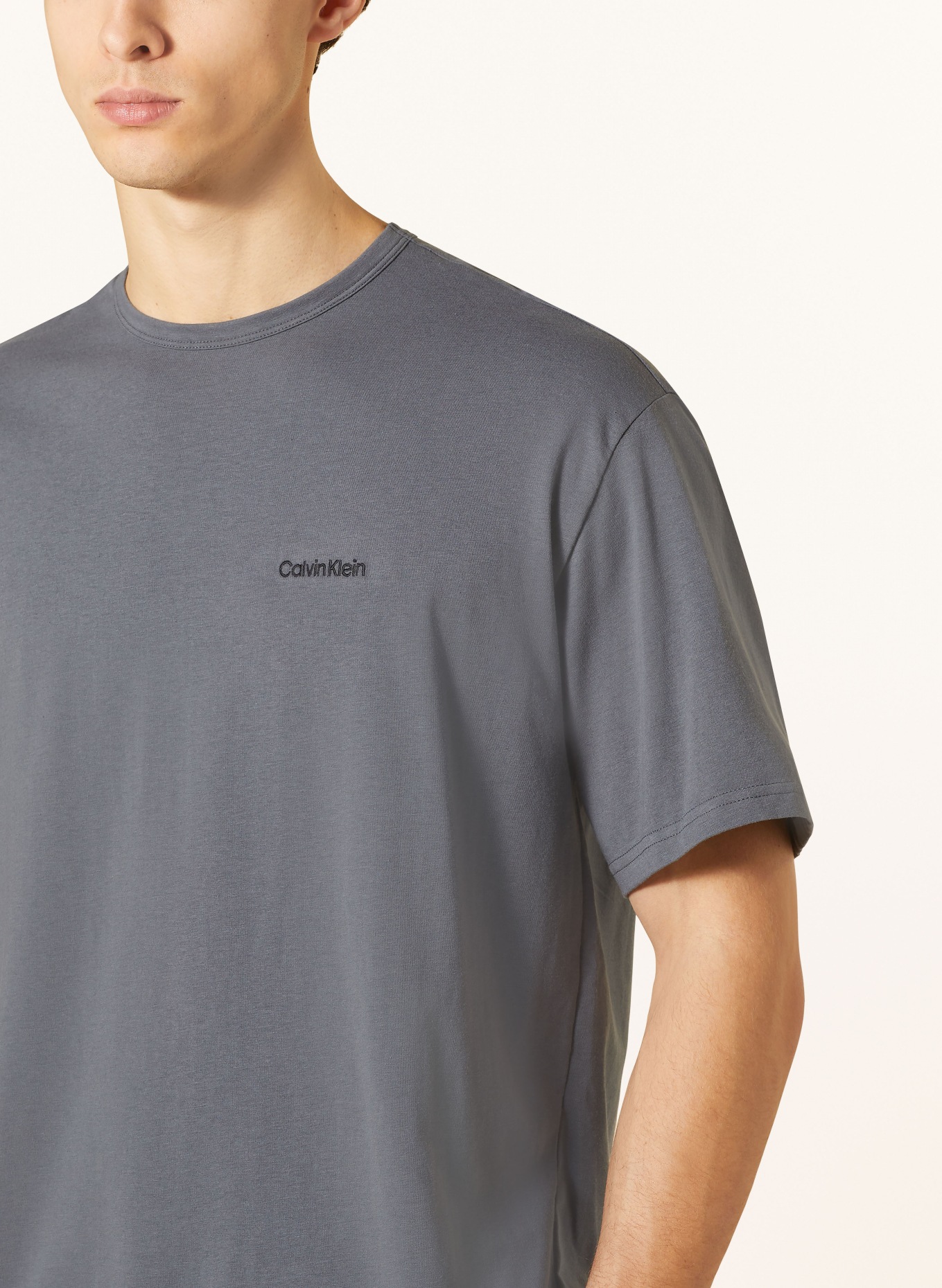 Calvin Klein Koszulka od piżamy MODERN COTTON, Kolor: SZARY (Obrazek 4)
