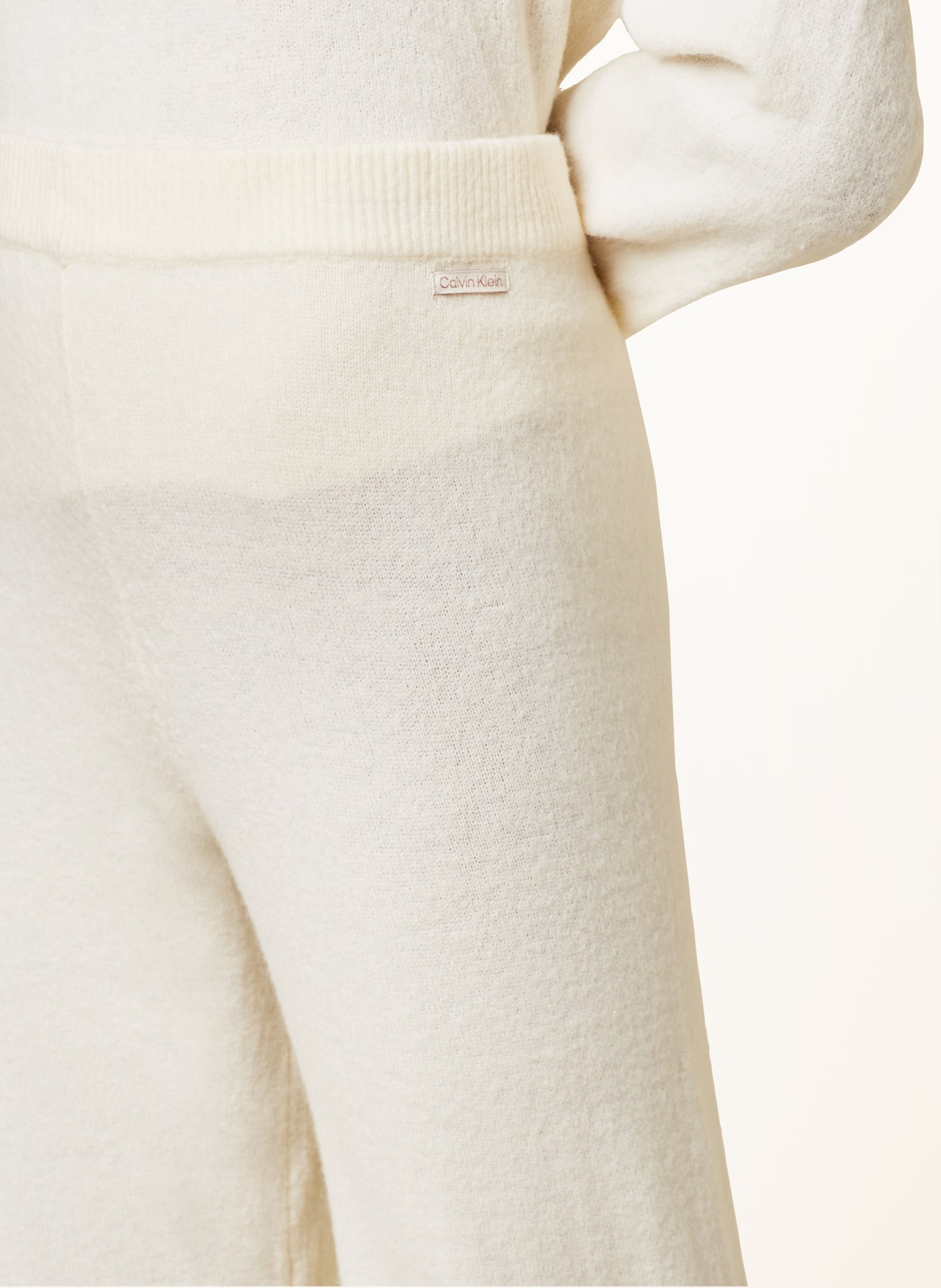 Calvin Klein Pohodlné domácí kalhoty, Barva: KRÉMOVÁ (Obrázek 5)