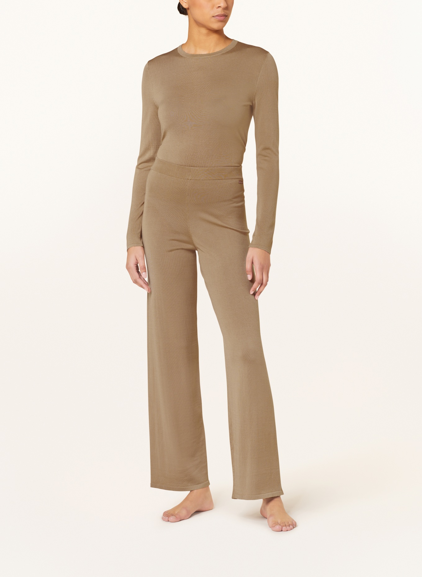 Calvin Klein Pohodlné domácí kalhoty, Barva: VELBLOUDÍ (Obrázek 2)