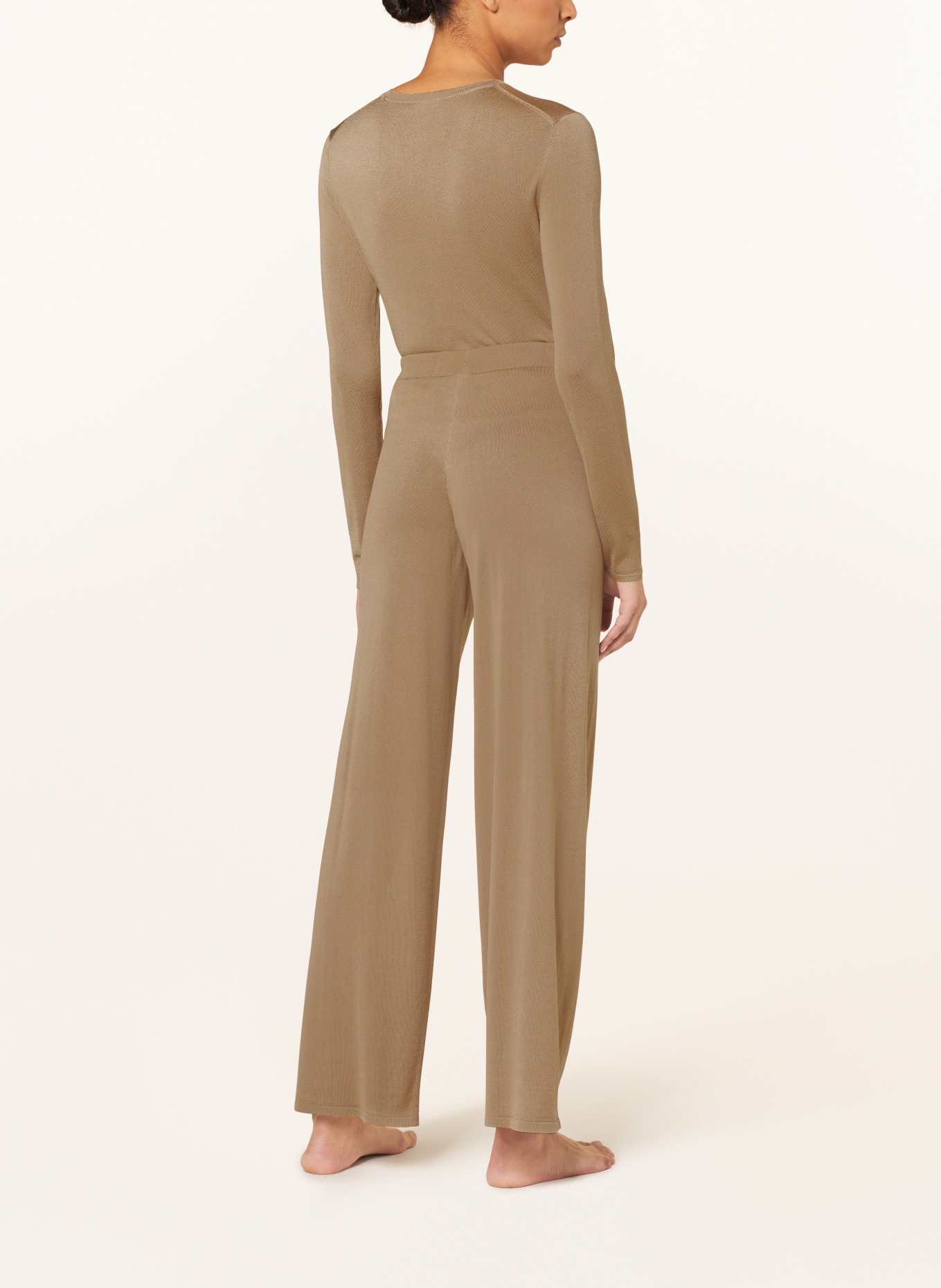 Calvin Klein Pohodlné domácí kalhoty, Barva: VELBLOUDÍ (Obrázek 3)