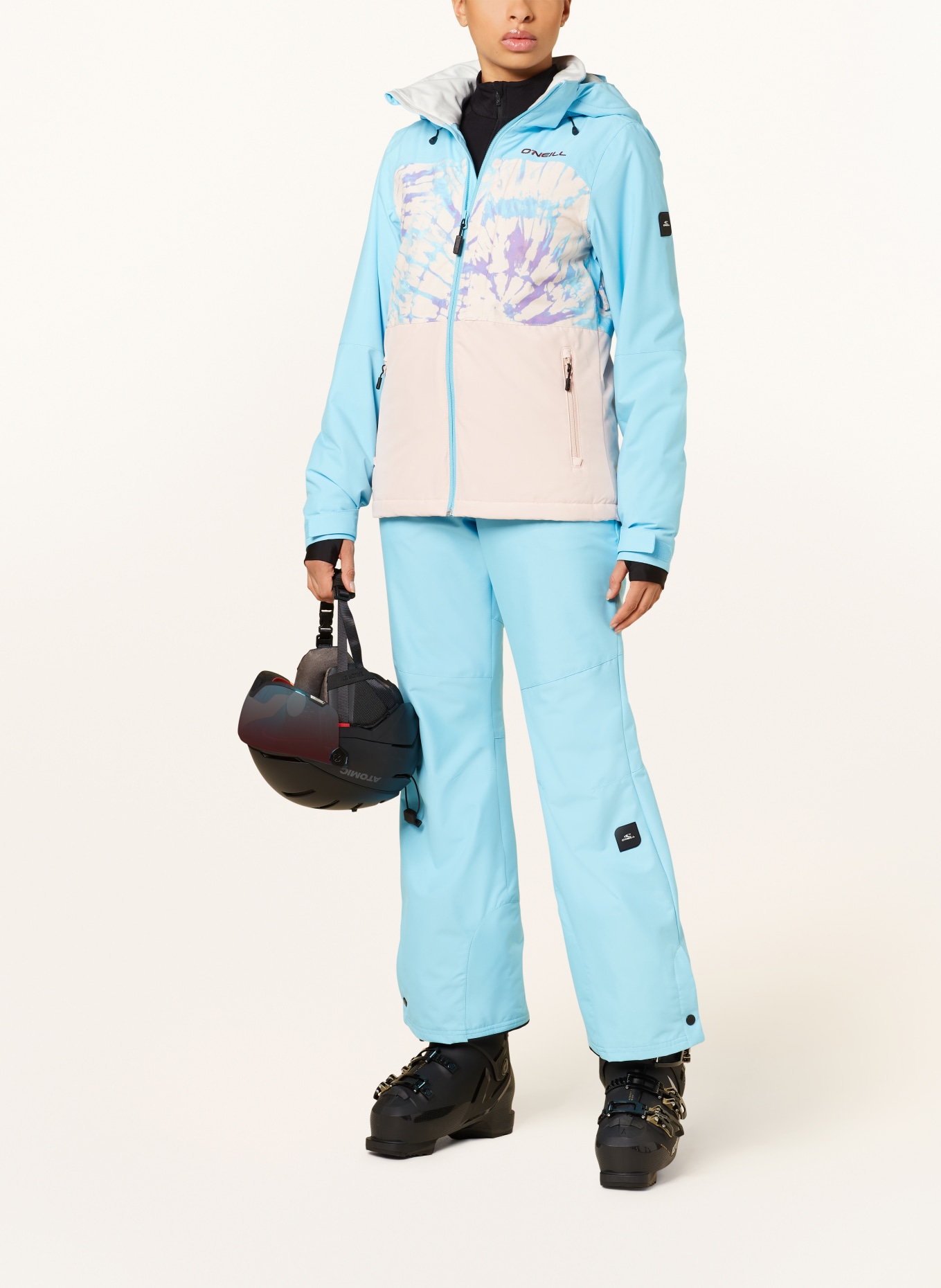 O'NEILL Ski jacket LITE, Color: LIGHT BLUE/ WHITE (Image 2)