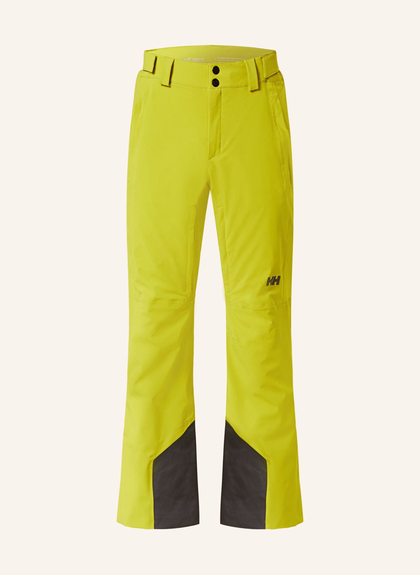 HELLY HANSEN Ski pants RAPID, Color: NEON GREEN (Image 1)