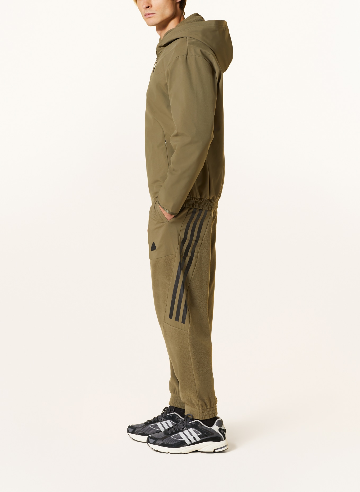 adidas Training jacket CITY ESCAPE, Color: OLIVE (Image 4)
