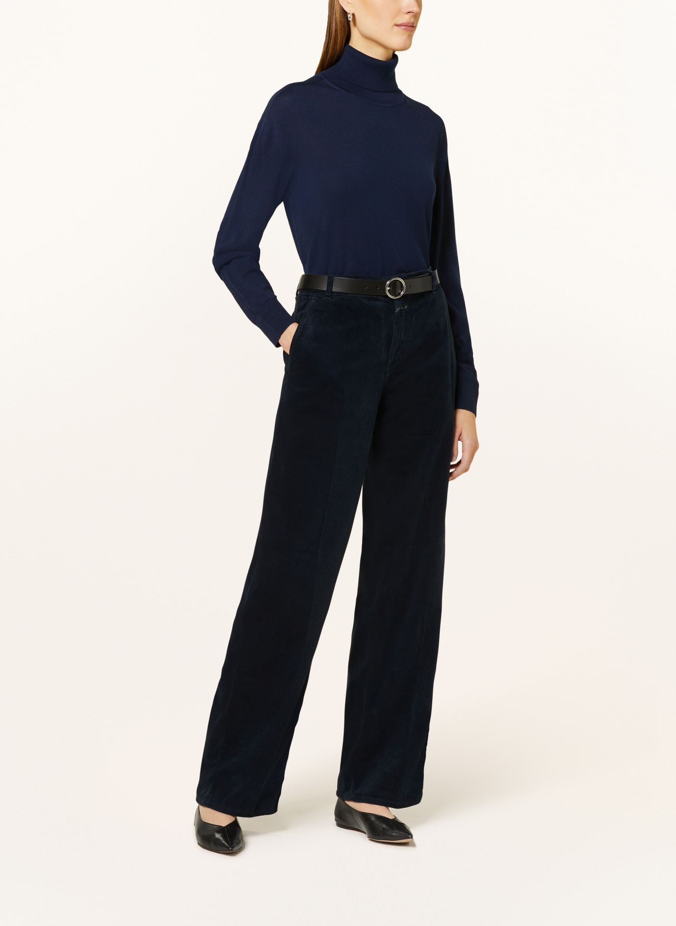 CLOSED Corduroy trousers JURDY, Color: DARK BLUE (Image 2)